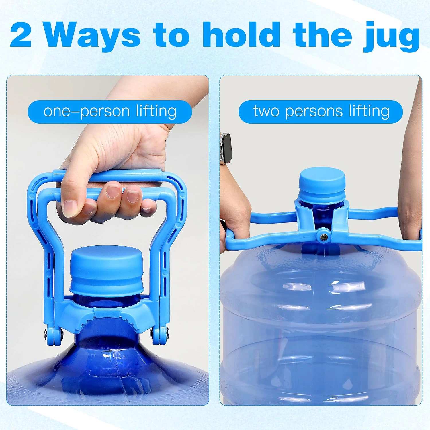  Water Bottle Handle (2-Pack) – Heavy-Duty Water Jug Holder for Easy Carrying view 4