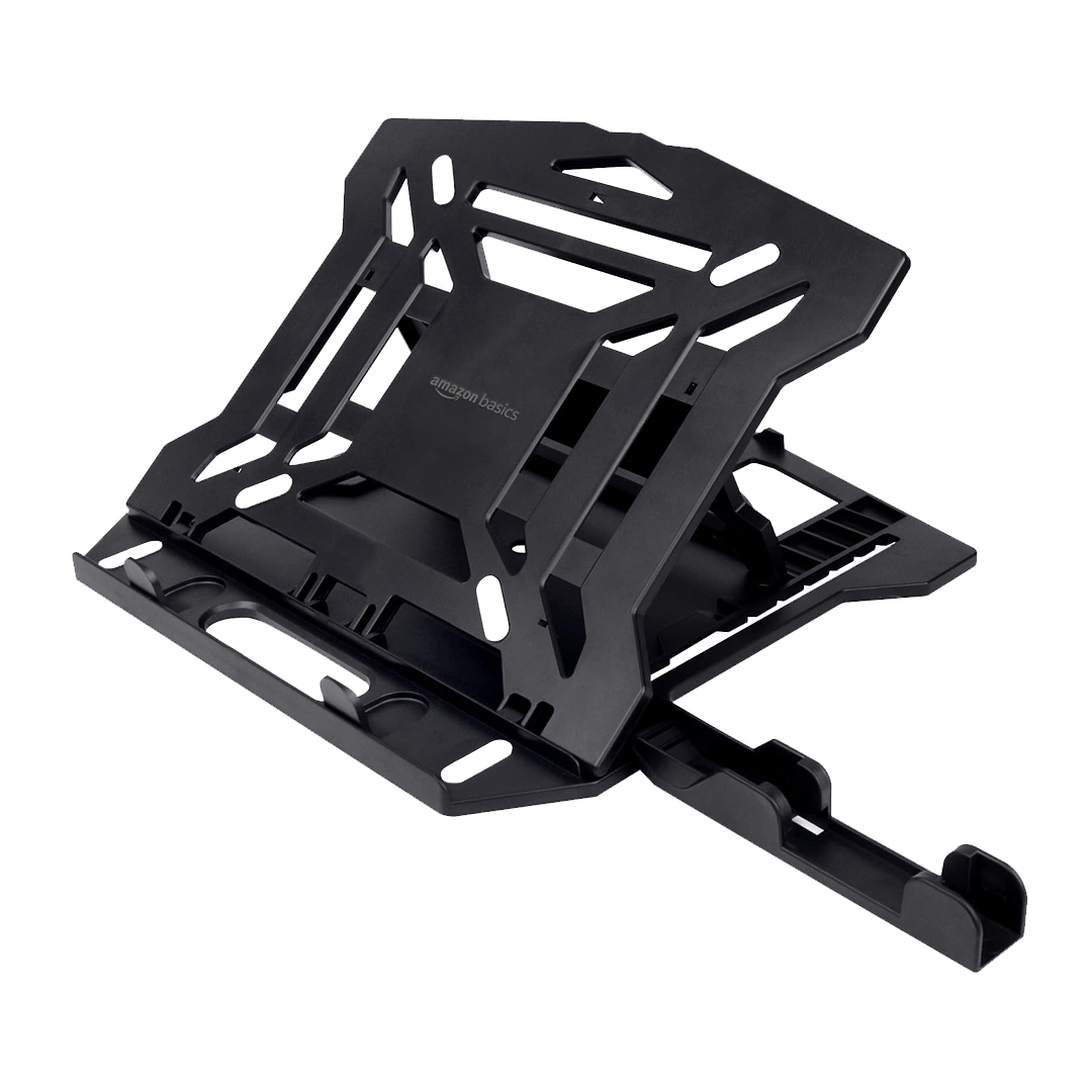 ABS 2-in-1 Laptop and Mobile Stand, Ergonomic, Adjustable Height, Anti-Slip Base, Heat Dissipation,