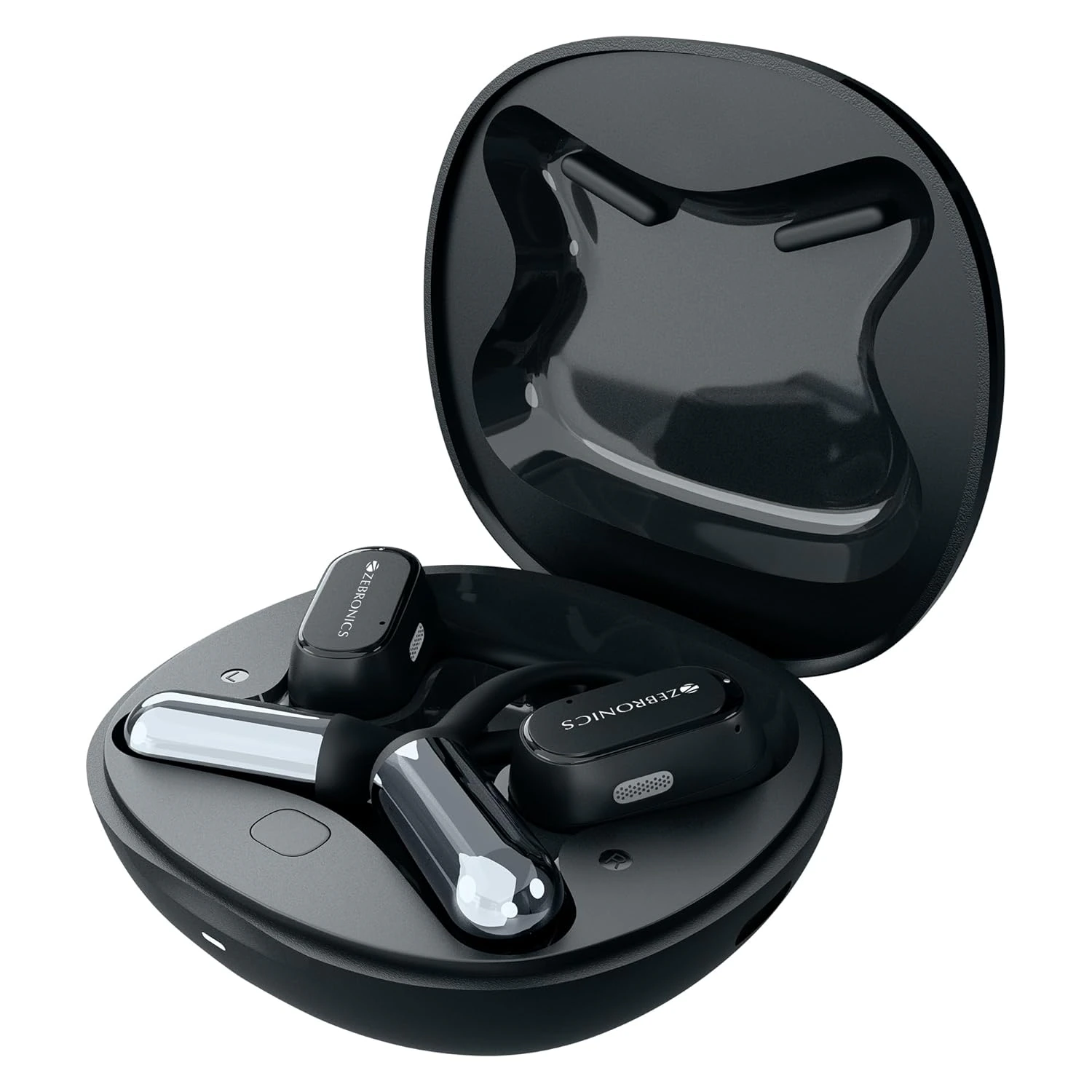 ZEBRONICS PODS O, Wireless Open-Ear Earbuds view 2