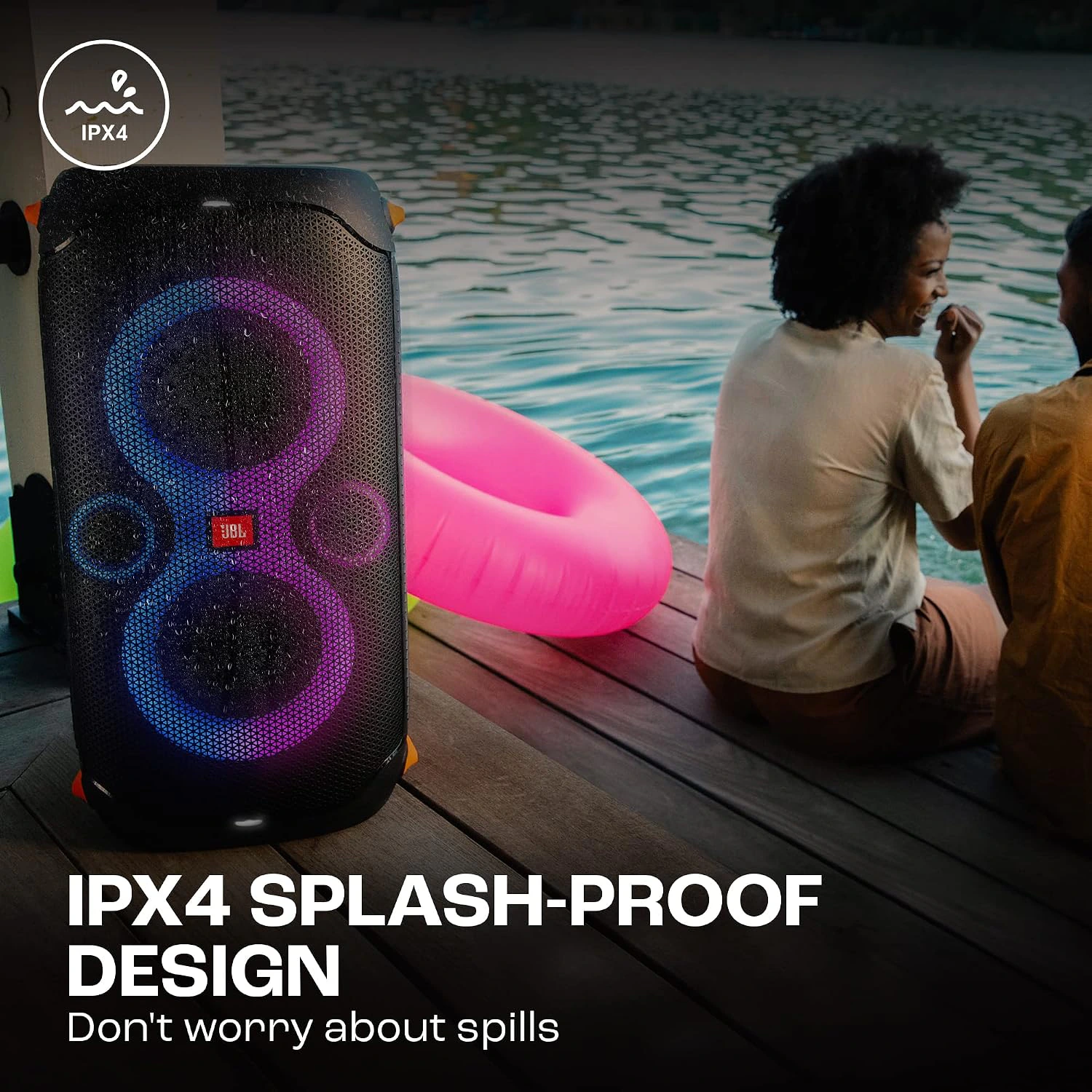 JBL Partybox 110 Wireless Bluetooth 160W Party Speaker, Dynamic Light Show view 4