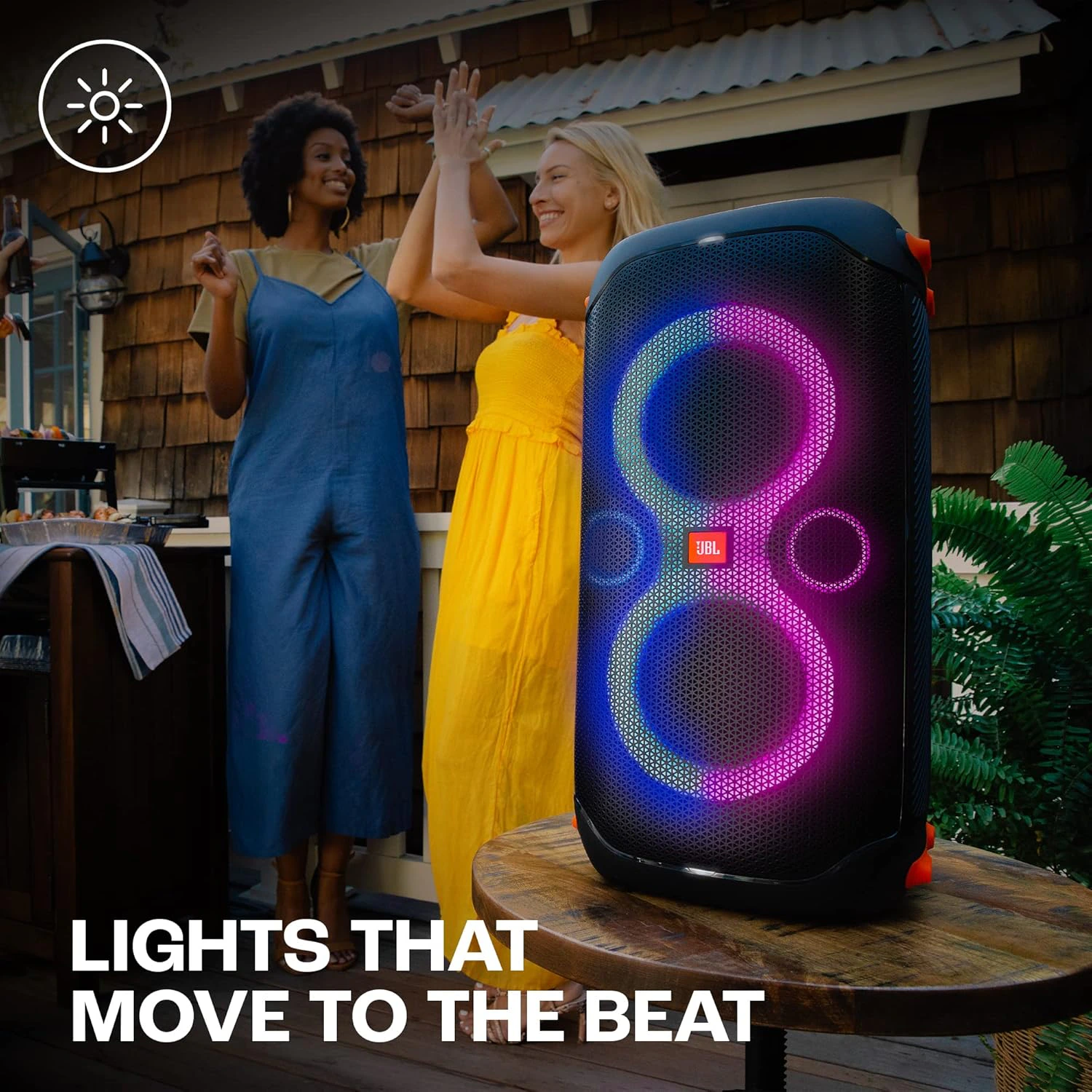 JBL Partybox 110 Wireless Bluetooth 160W Party Speaker, Dynamic Light Show view 6