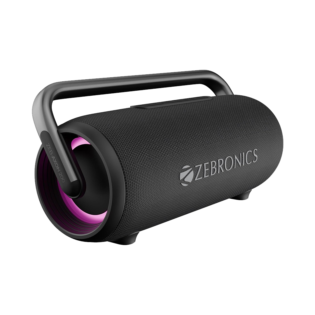 ZEBRONICS AXON 200 Portable Party Bluetooth Speaker, 180W RMS, 5 Drivers + 2 Passive Radiators