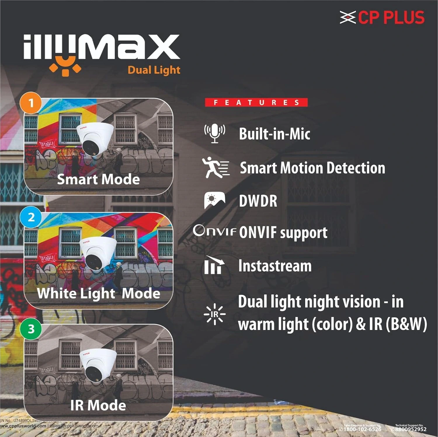 CP Plus IP illumax 16 CH AI NVR, 4MP 10 Dome & 6 Bullet IP Cameras view 3