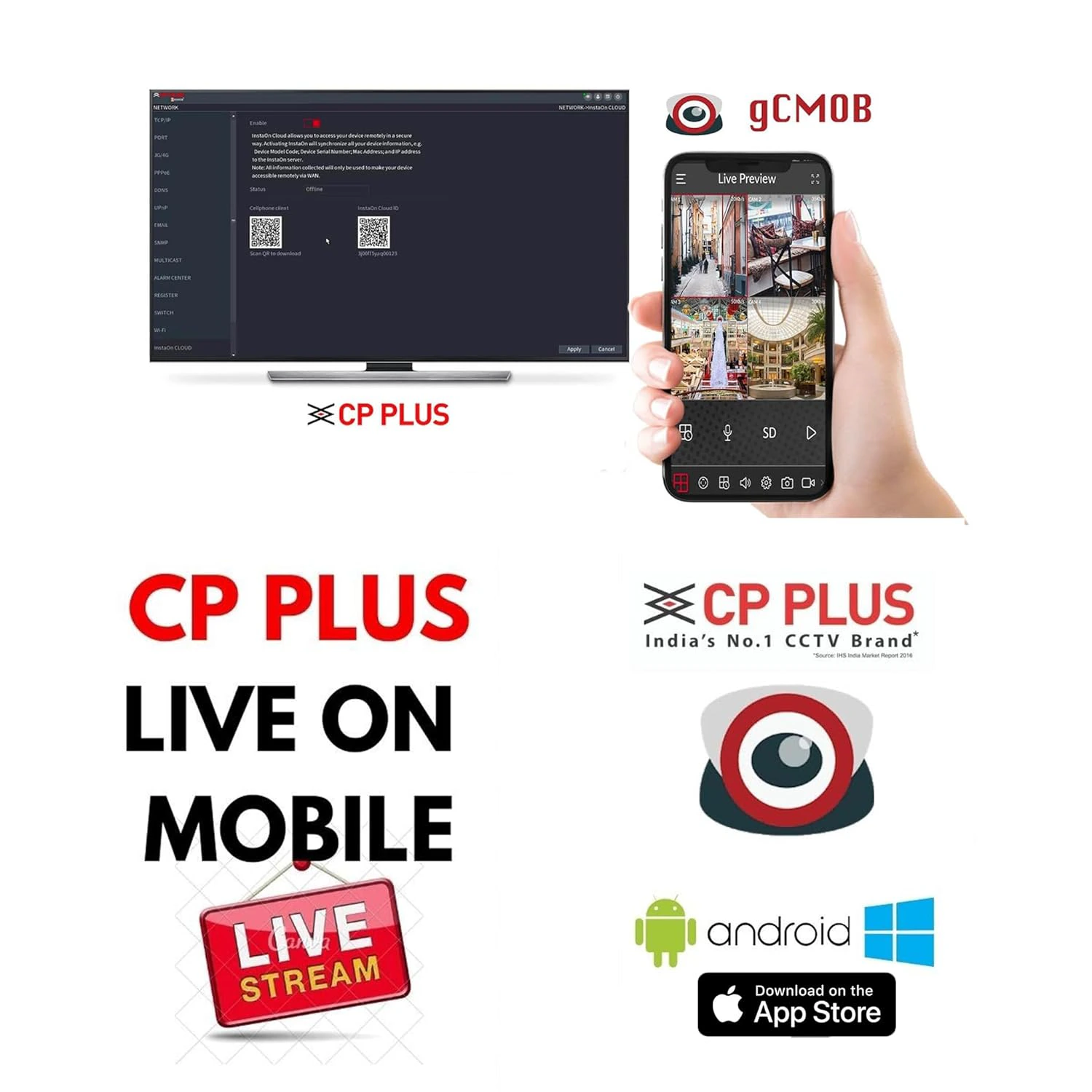 CP Plus IP illumax 16 CH AI NVR, 4MP 10 Dome & 6 Bullet IP Cameras view 5