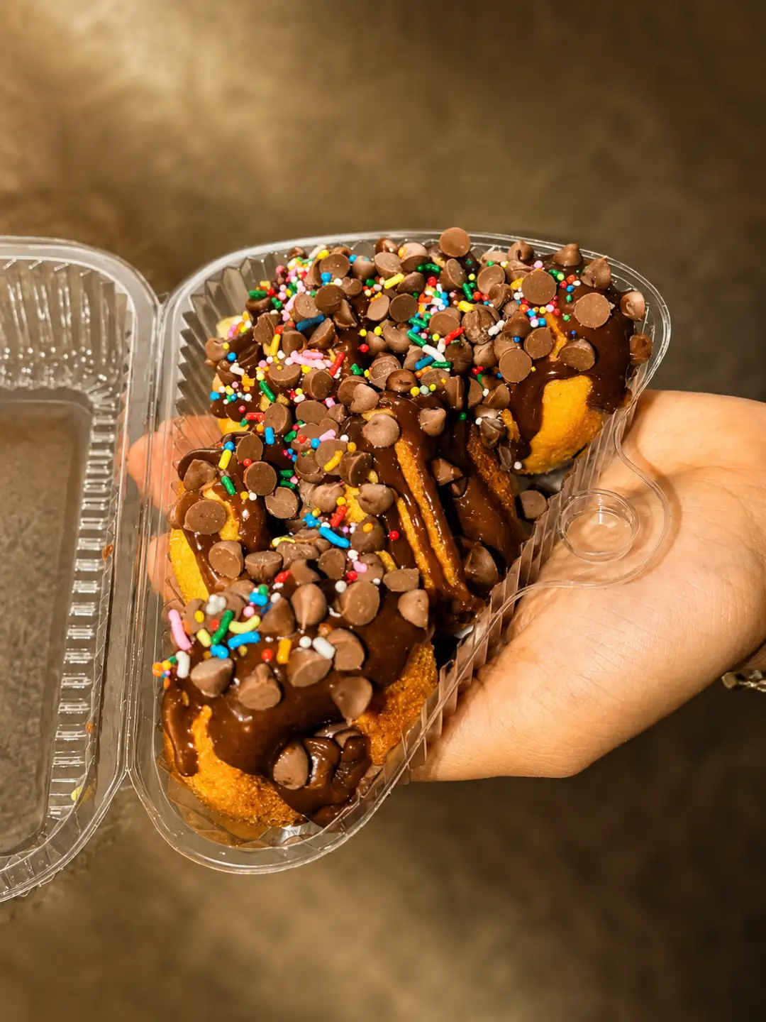 Caja de mini donas