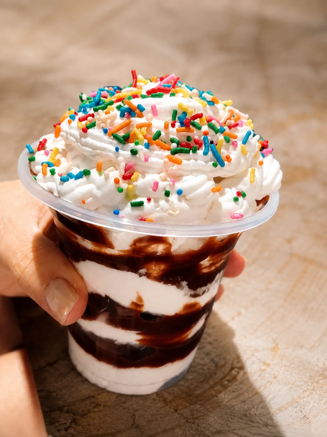 Vaso Condesa con toppings clasicos