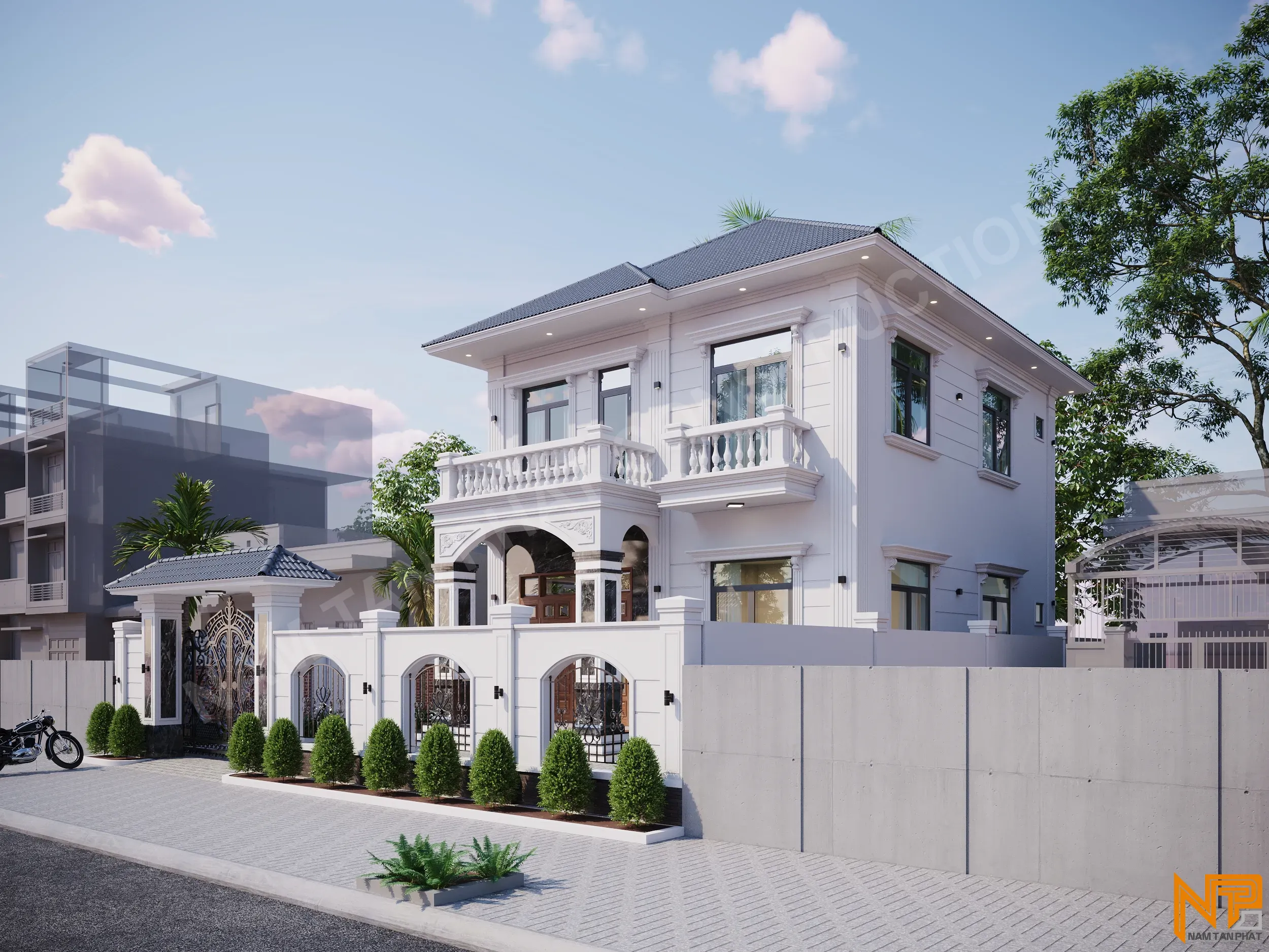 Hình ảnh công trình Nhà Phố Hiện Đại - Ngoại Thất 3