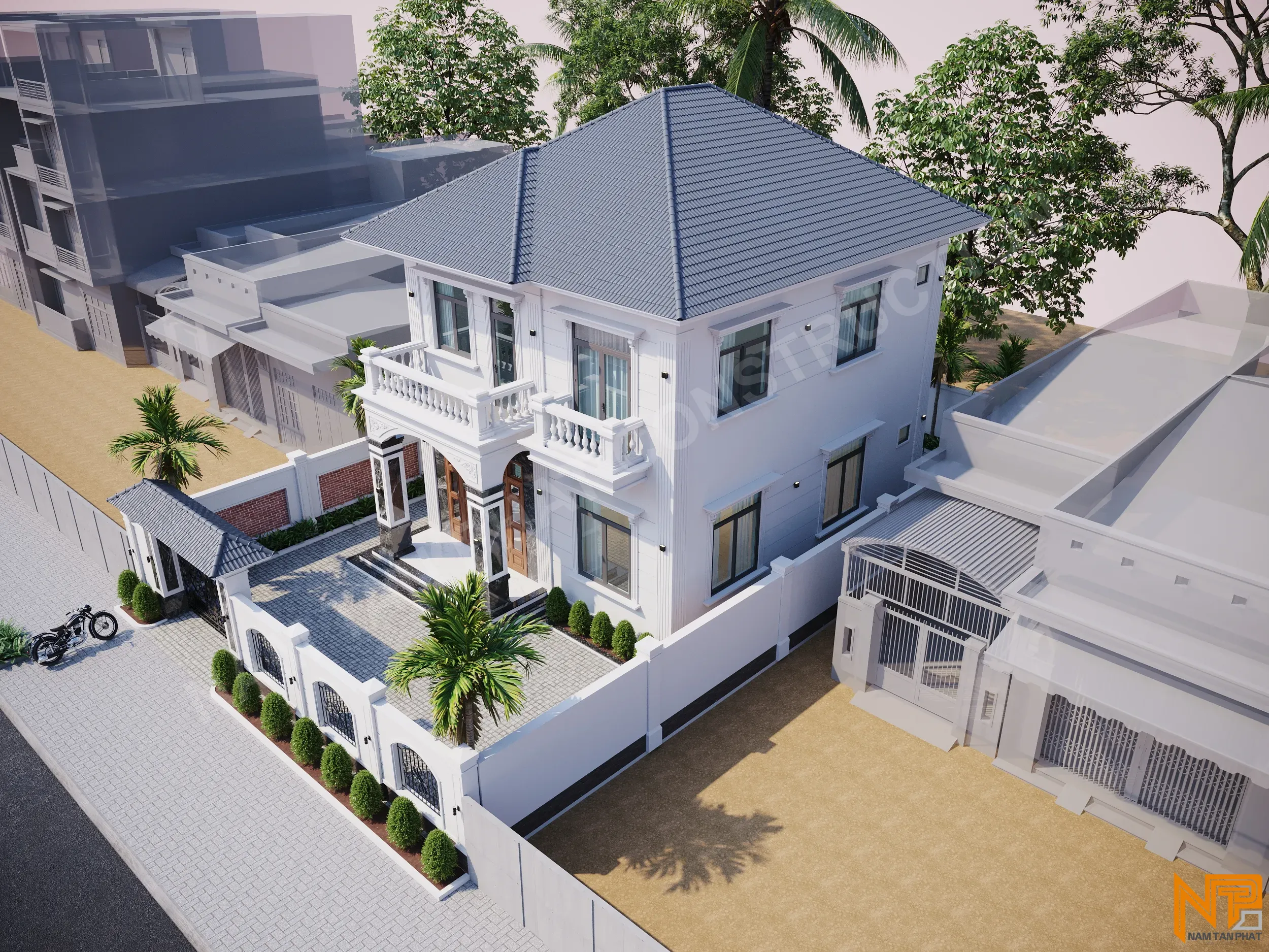 Hình ảnh công trình Nhà Phố Hiện Đại - Ngoại Thất 4