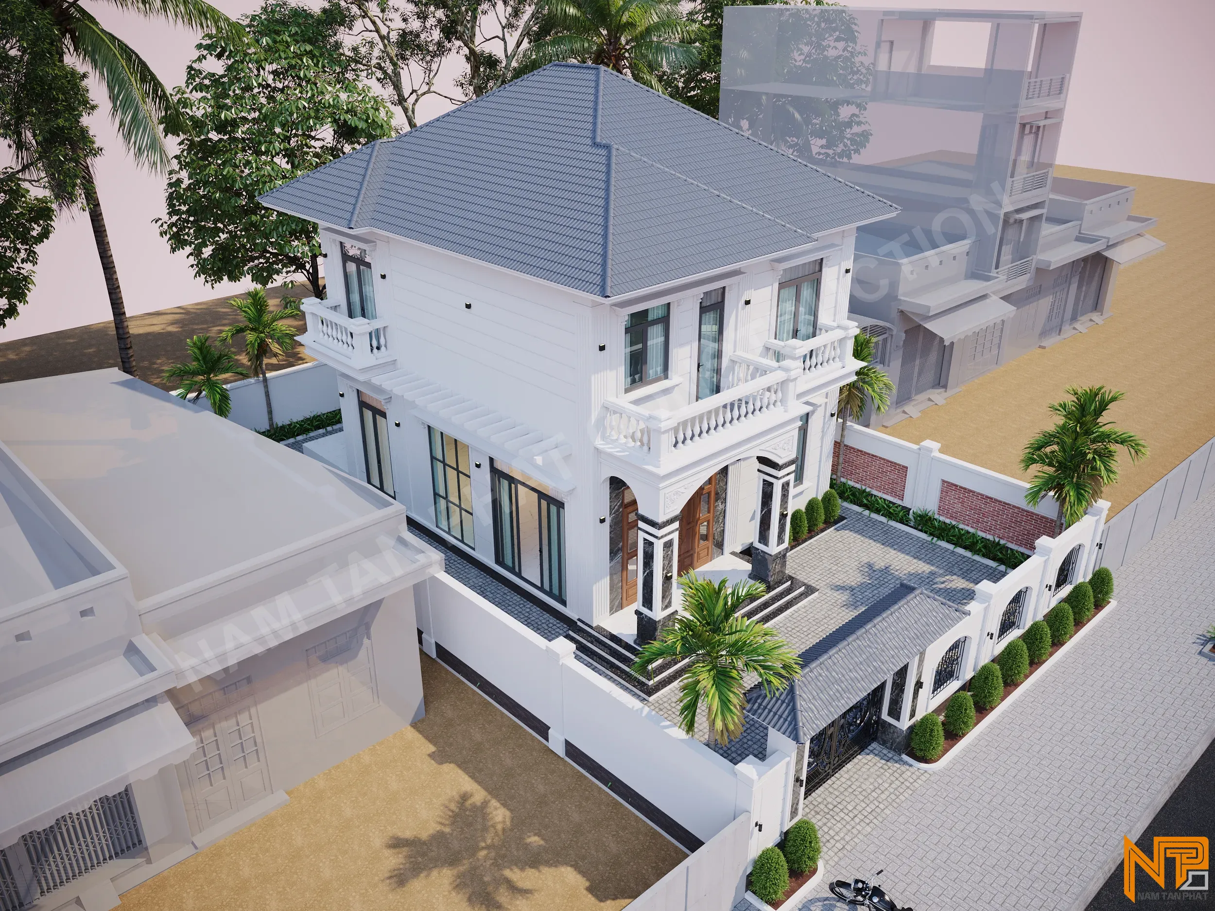 Hình ảnh công trình Nhà Phố Hiện Đại - Ngoại Thất 5