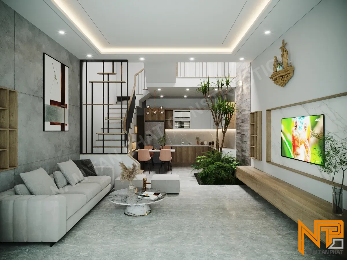 Hình ảnh công trình Nhà Anh Hoàng 5*25m - Ngoại Thất 11