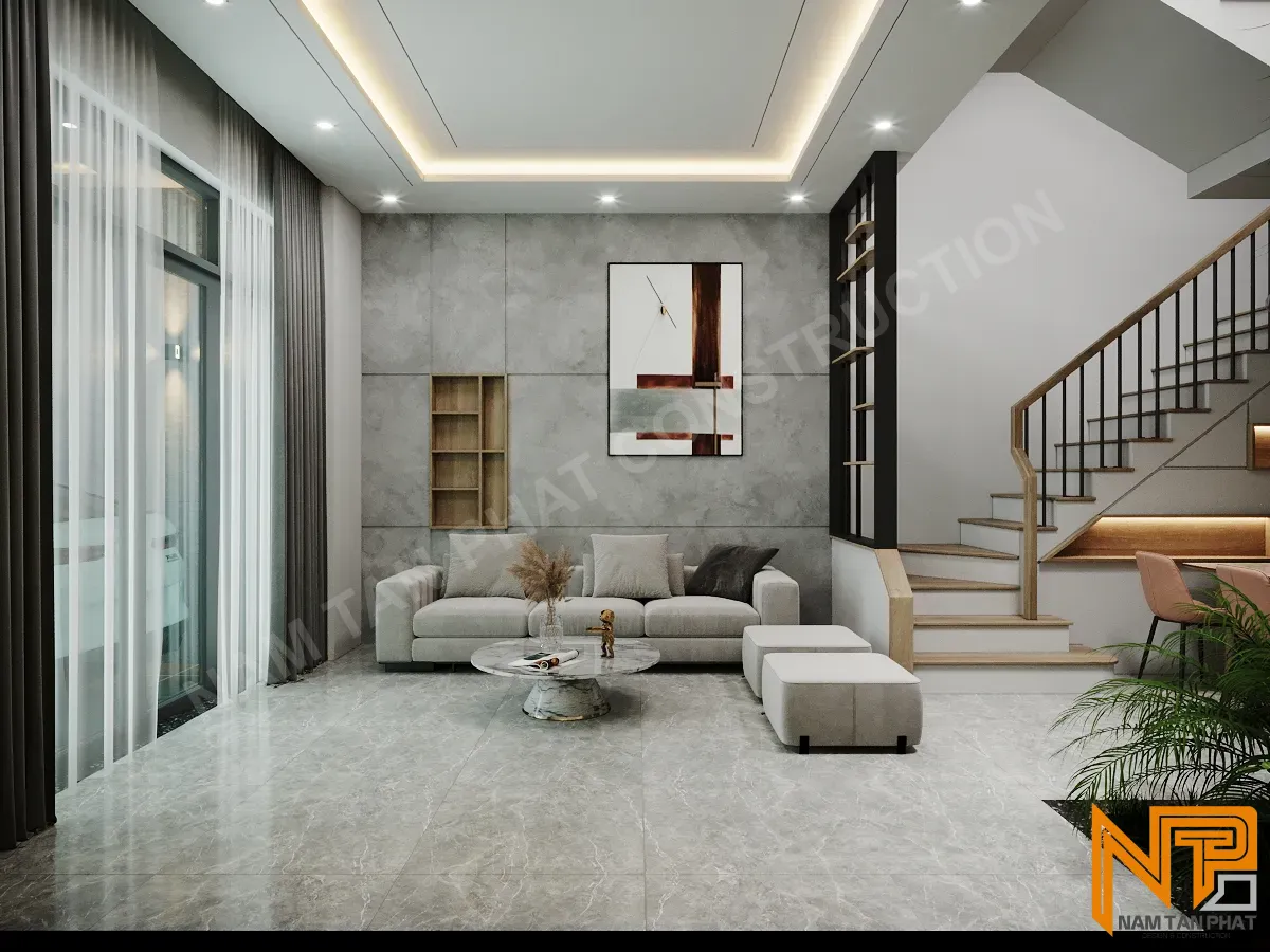 Hình ảnh công trình Nhà Anh Hoàng 5*25m - Ngoại Thất 12