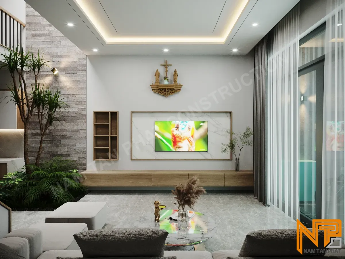 Hình ảnh công trình Nhà Anh Hoàng 5*25m - Ngoại Thất 13