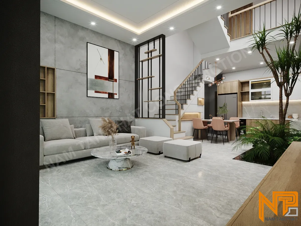 Hình ảnh công trình Nhà Anh Hoàng 5*25m - Ngoại Thất 14