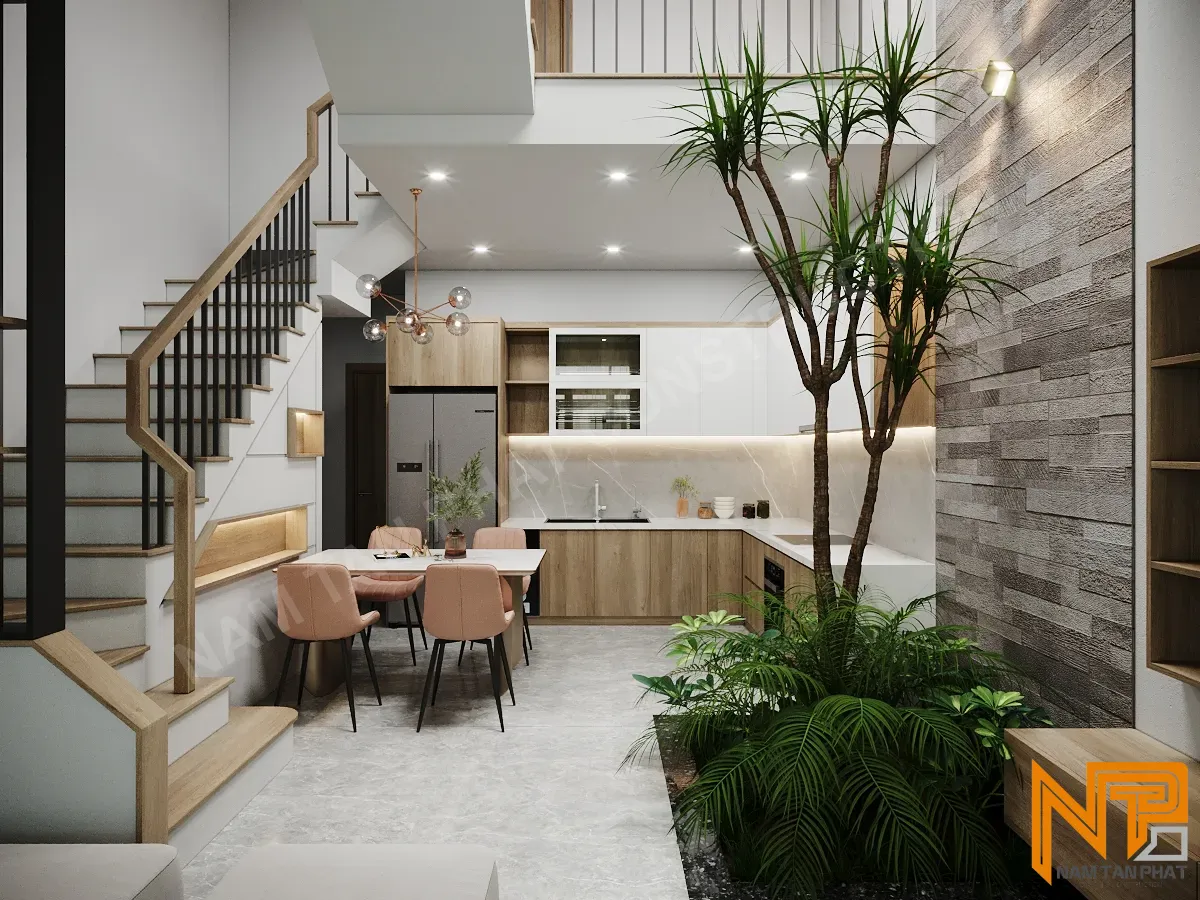 Hình ảnh công trình Nhà Anh Hoàng 5*25m - Ngoại Thất 15