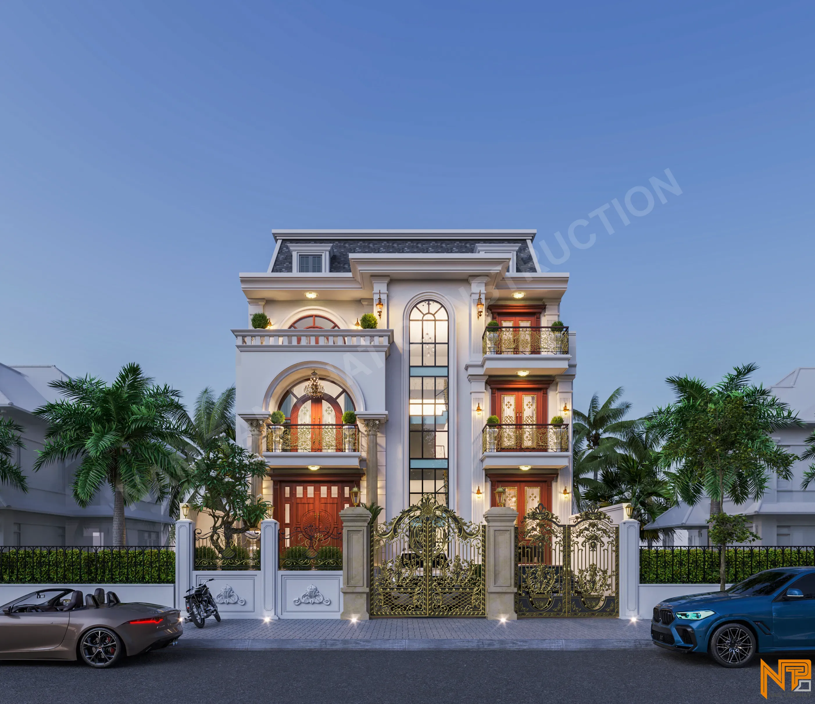 Hình ảnh công trình Tân Cổ Điển 18*16m - Ngoại Thất 2