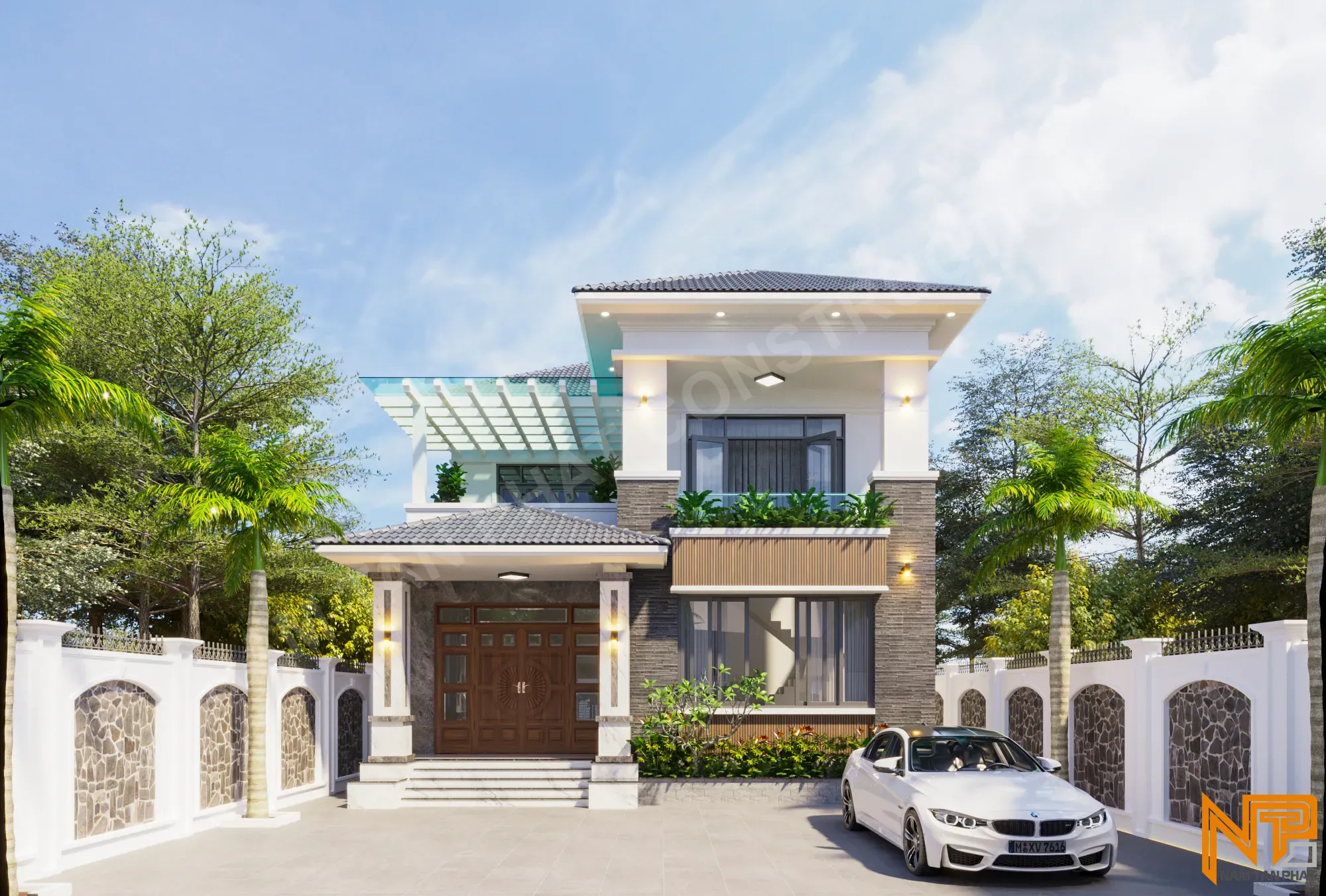 Hình ảnh công trình Biệt Thự Minimalist 8*16m - Ngoại Thất 1