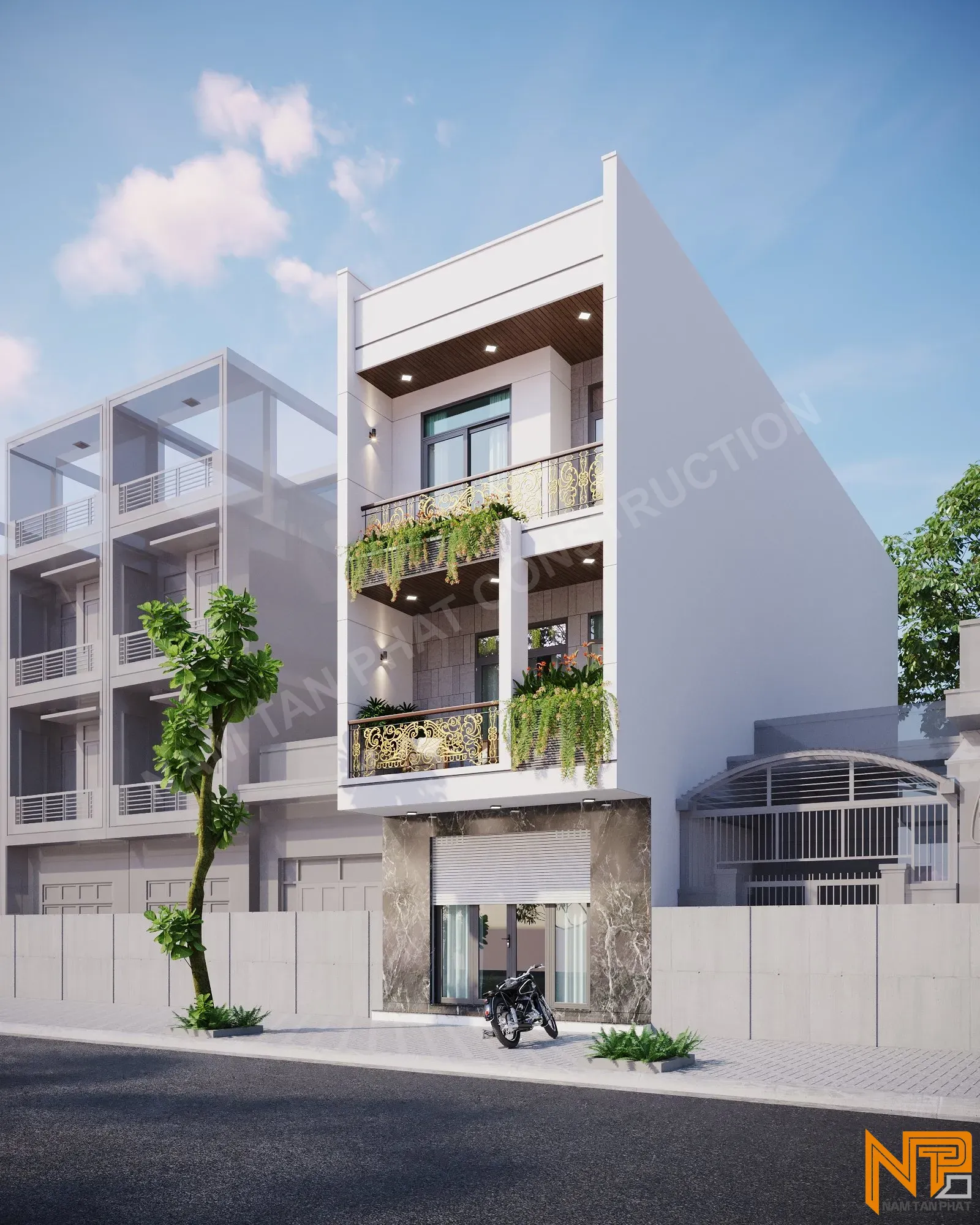 Hình ảnh công trình Nhà Anh Hiếu 4.5*16m - Ngoại Thất 2