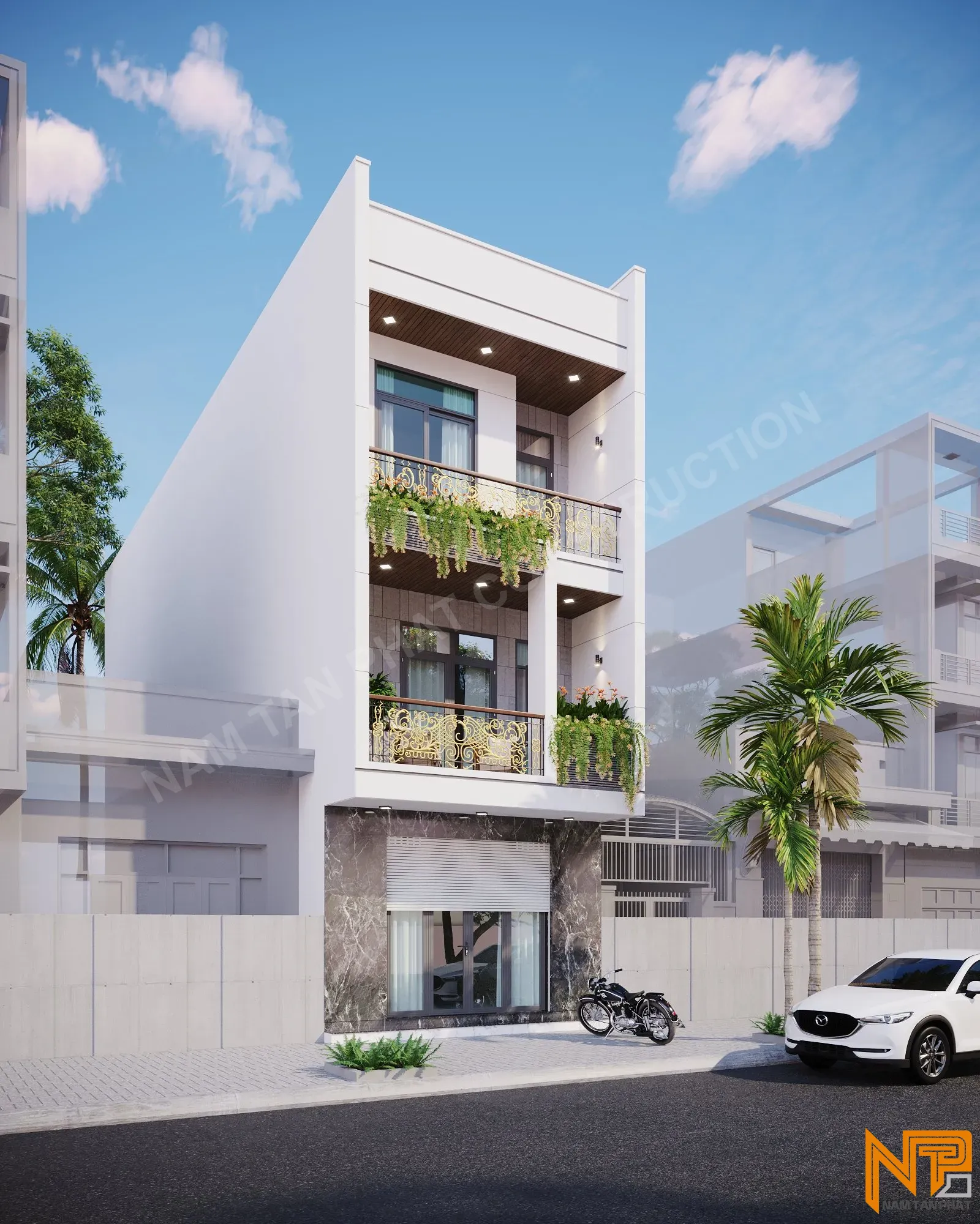 Hình ảnh công trình Nhà Anh Hiếu 4.5*16m - Ngoại Thất 3