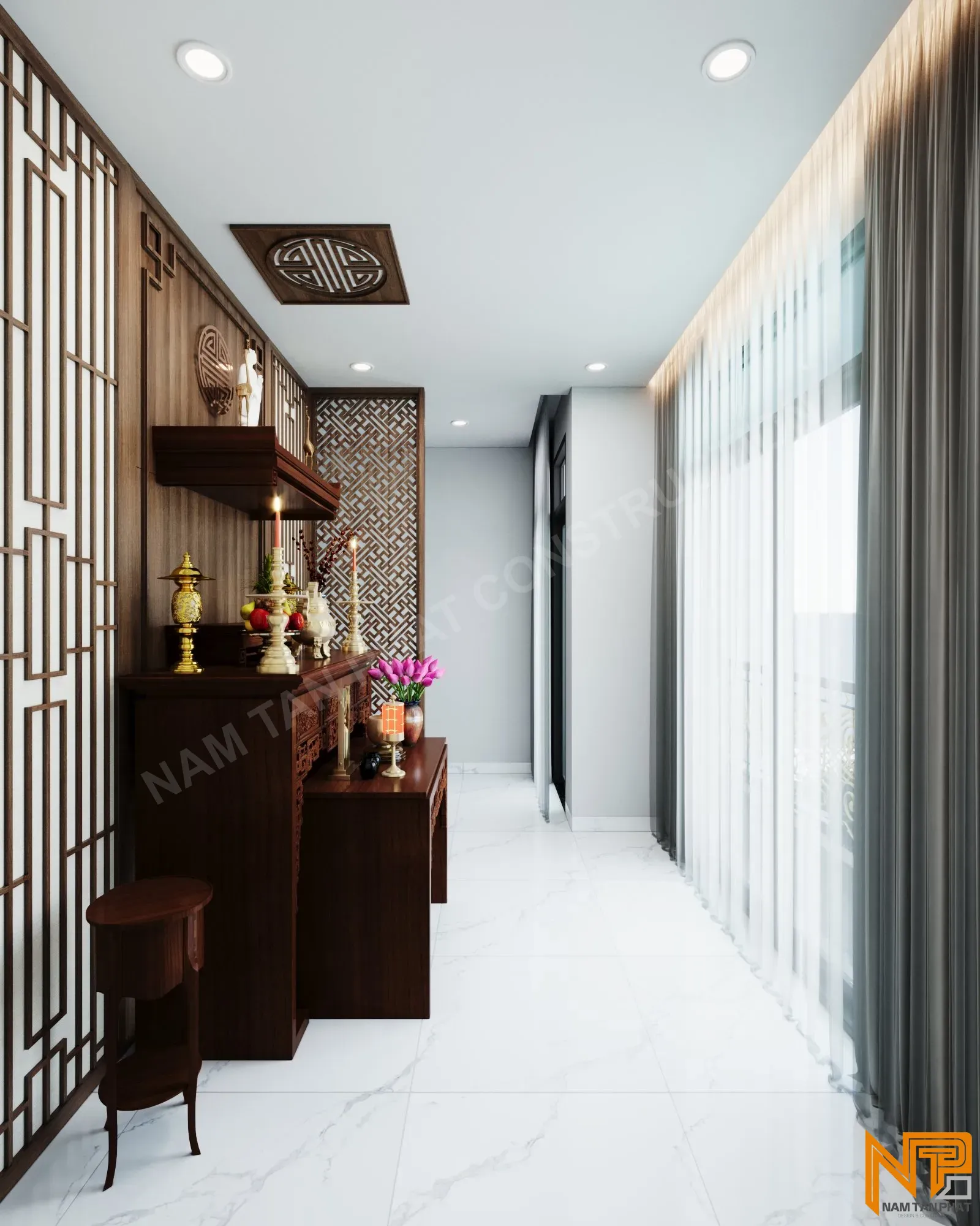 Hình ảnh công trình Nhà Anh Hiếu 4.5*16m - Ngoại Thất 23