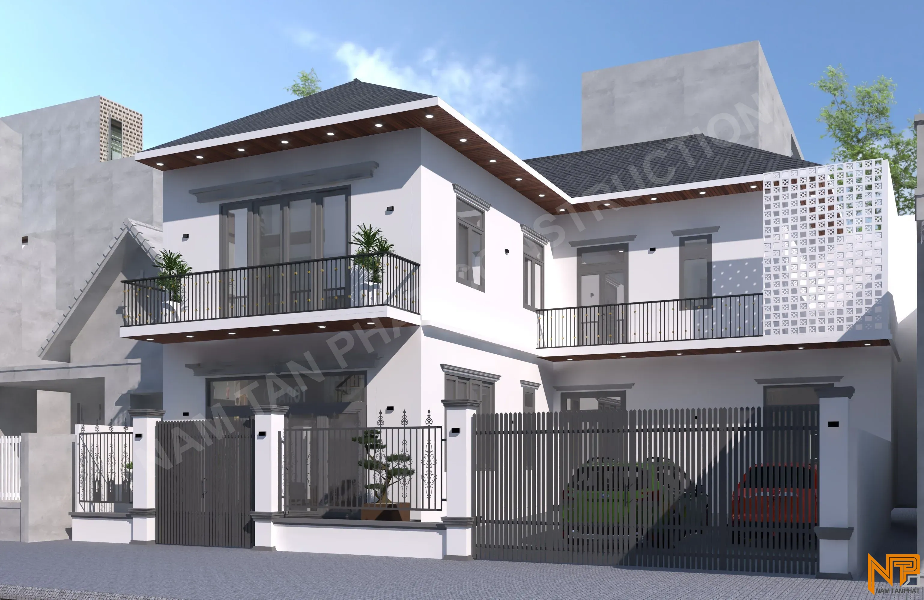 Hình ảnh công trình Nhà Anh Khoa 8*14m - Ngoại Thất 3