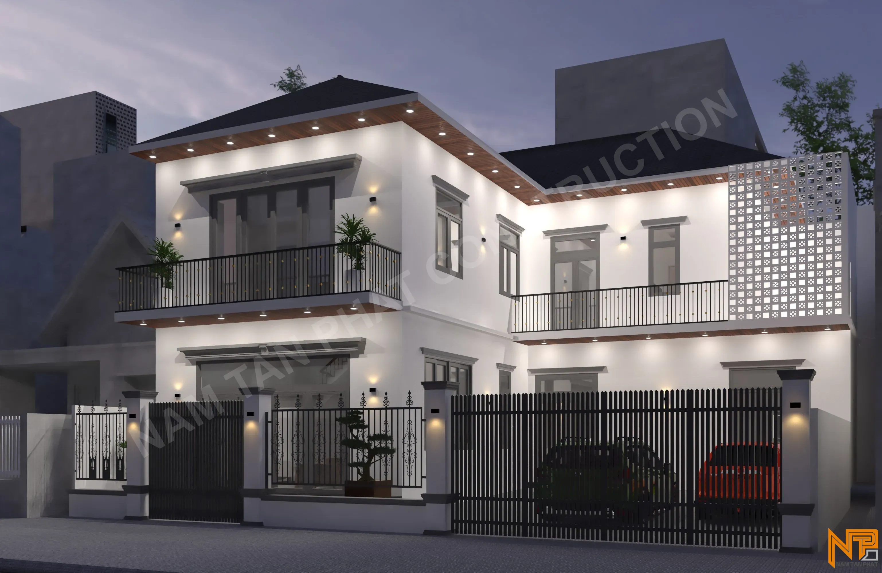 Hình ảnh công trình Nhà Anh Khoa 8*14m - Ngoại Thất 6