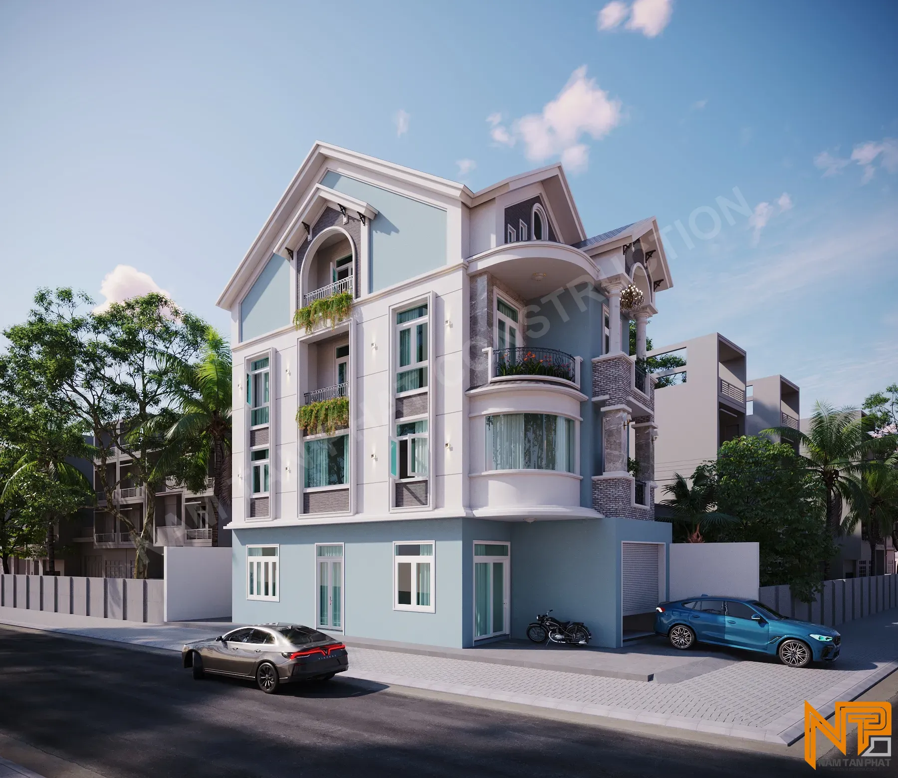 Hình ảnh công trình Nhà Anh Trí 7*15m - Ngoại Thất 1