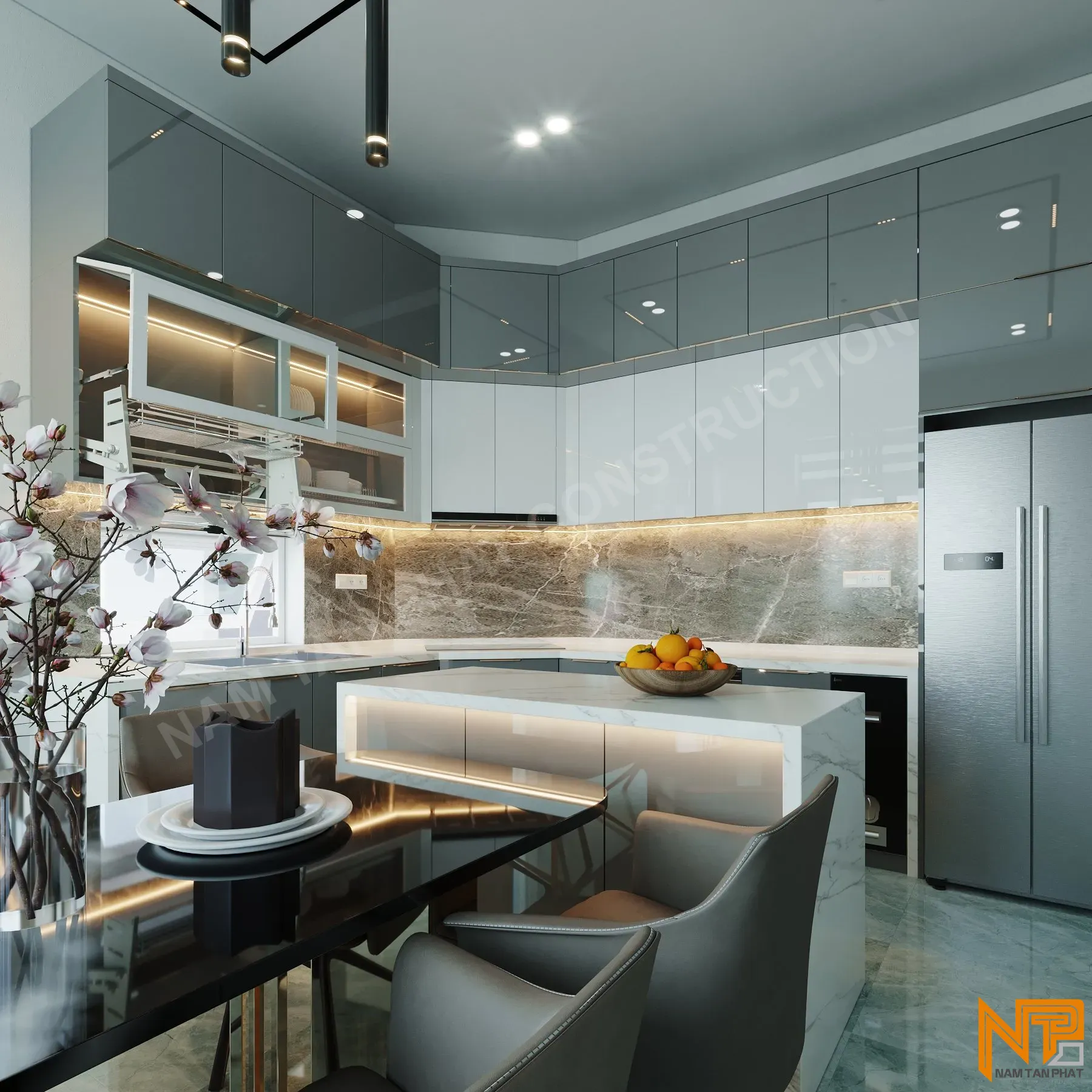 Hình ảnh công trình Nhà Anh Trí 7*15m - Nội Thất 8