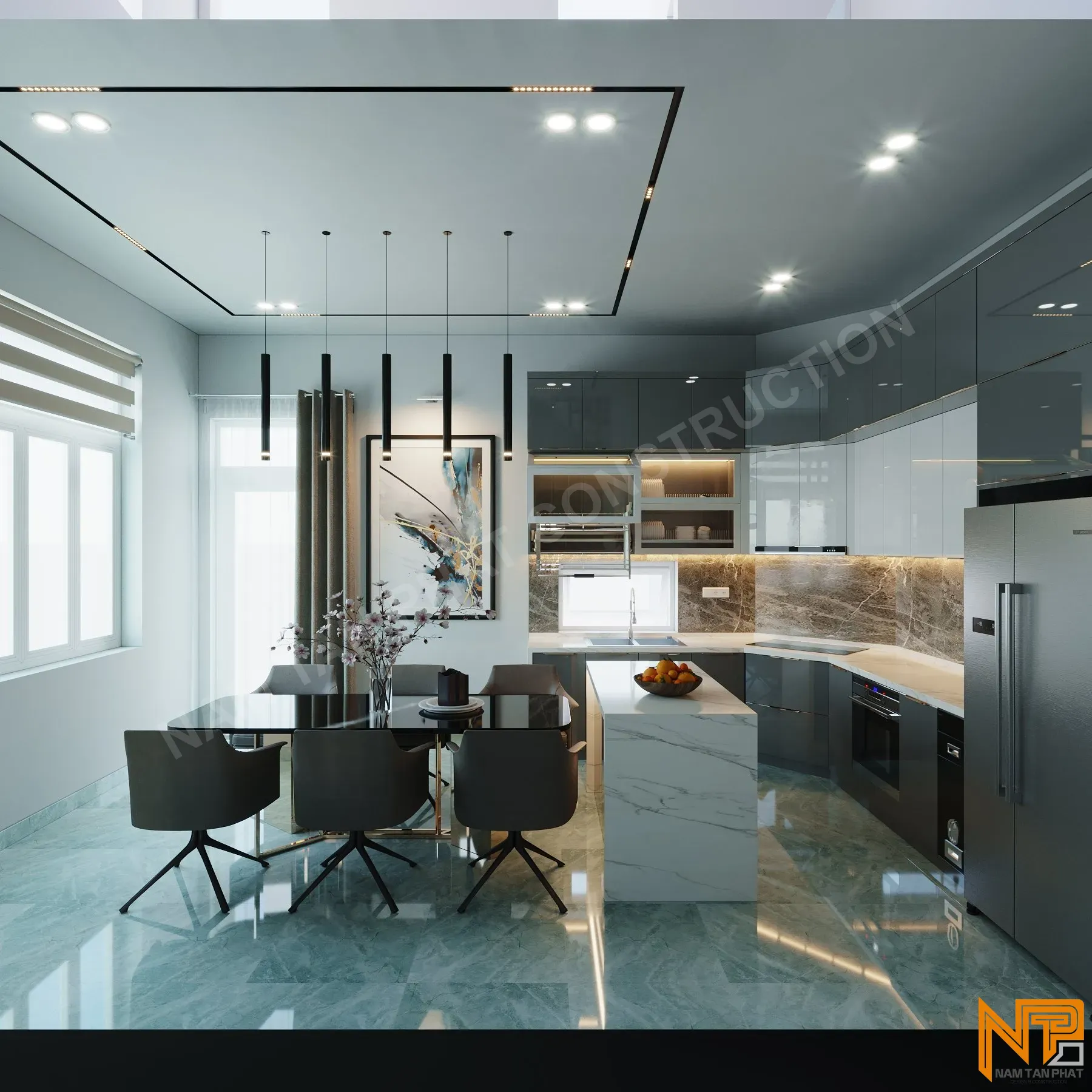 Hình ảnh công trình Nhà Anh Trí 7*15m - Nội Thất 7