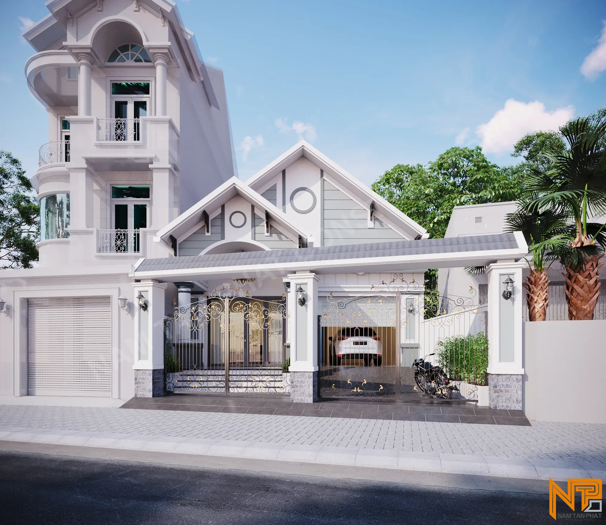 Hình ảnh công trình Nhà Chị Thủy 8*16m - Ngoại Thất 1