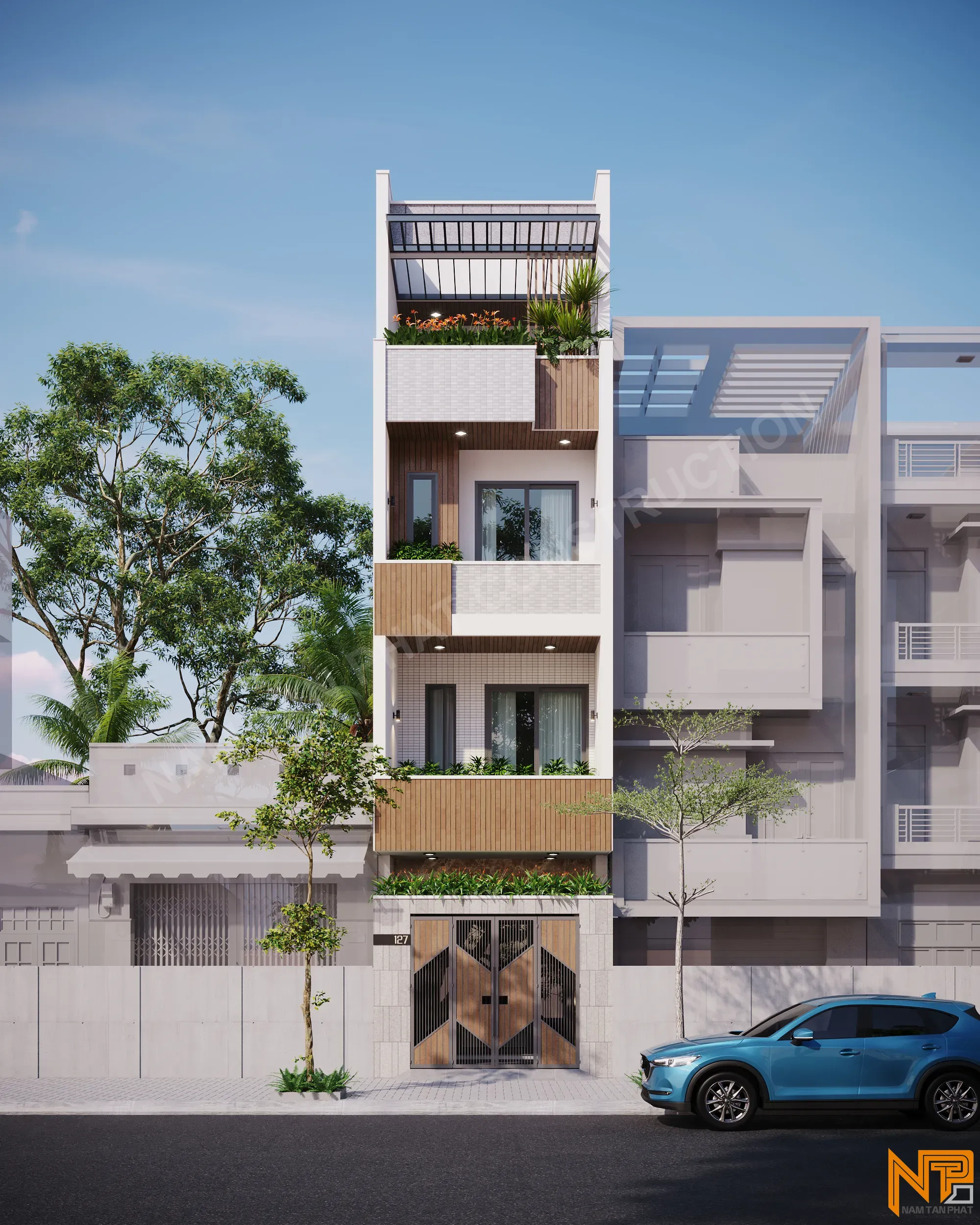 Hình ảnh công trình Nhà Chị Ngọc 5*16m - Ngoại Thất 1