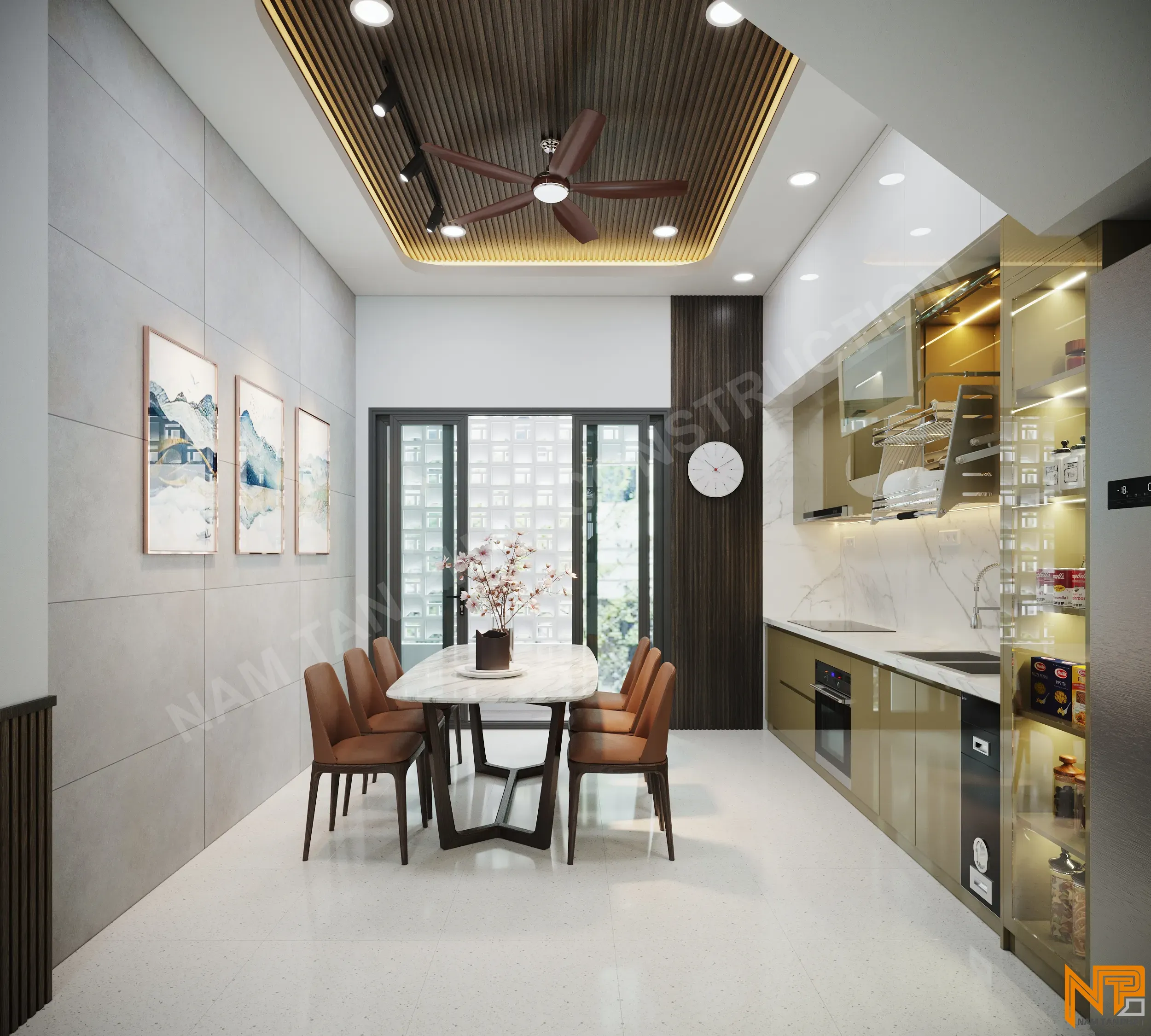 Hình ảnh công trình Nhà Chị Ngọc 5*16m - Nội Thất 3