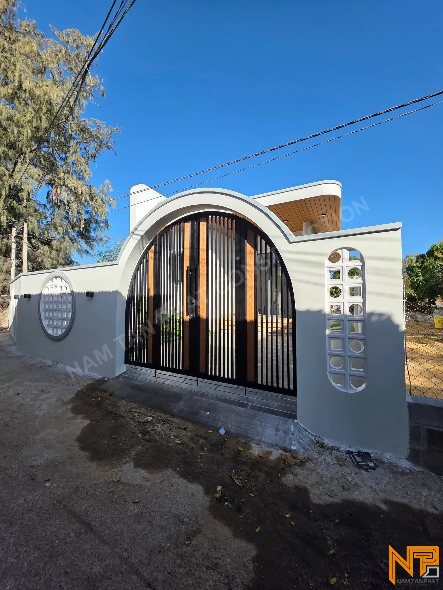 Hình ảnh công trình Anh Hà 8*20m - Ngoại Thất 1