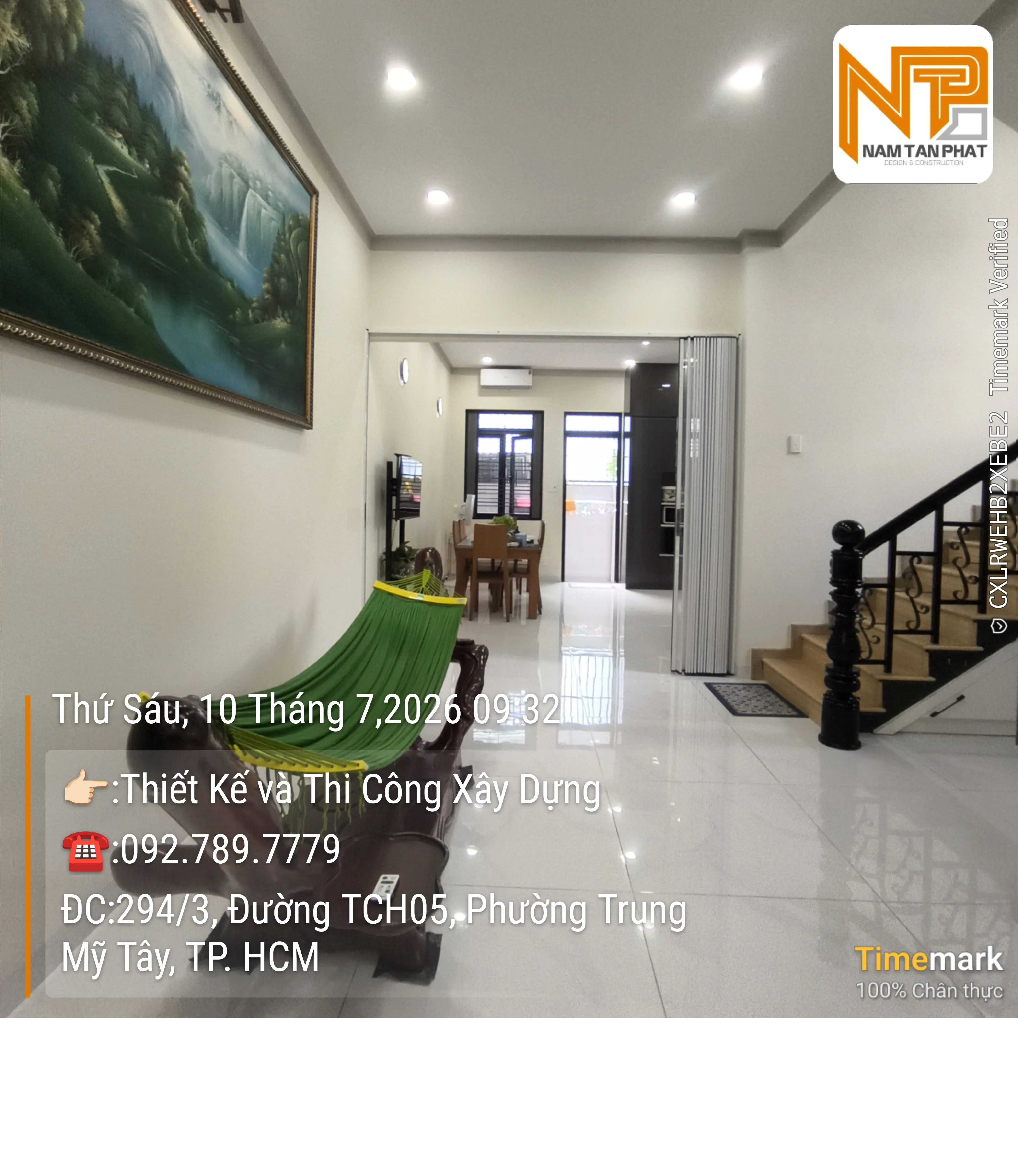 Hình ảnh công trình B Hải DTM 5.2m*20m - Ngoại Thất 9