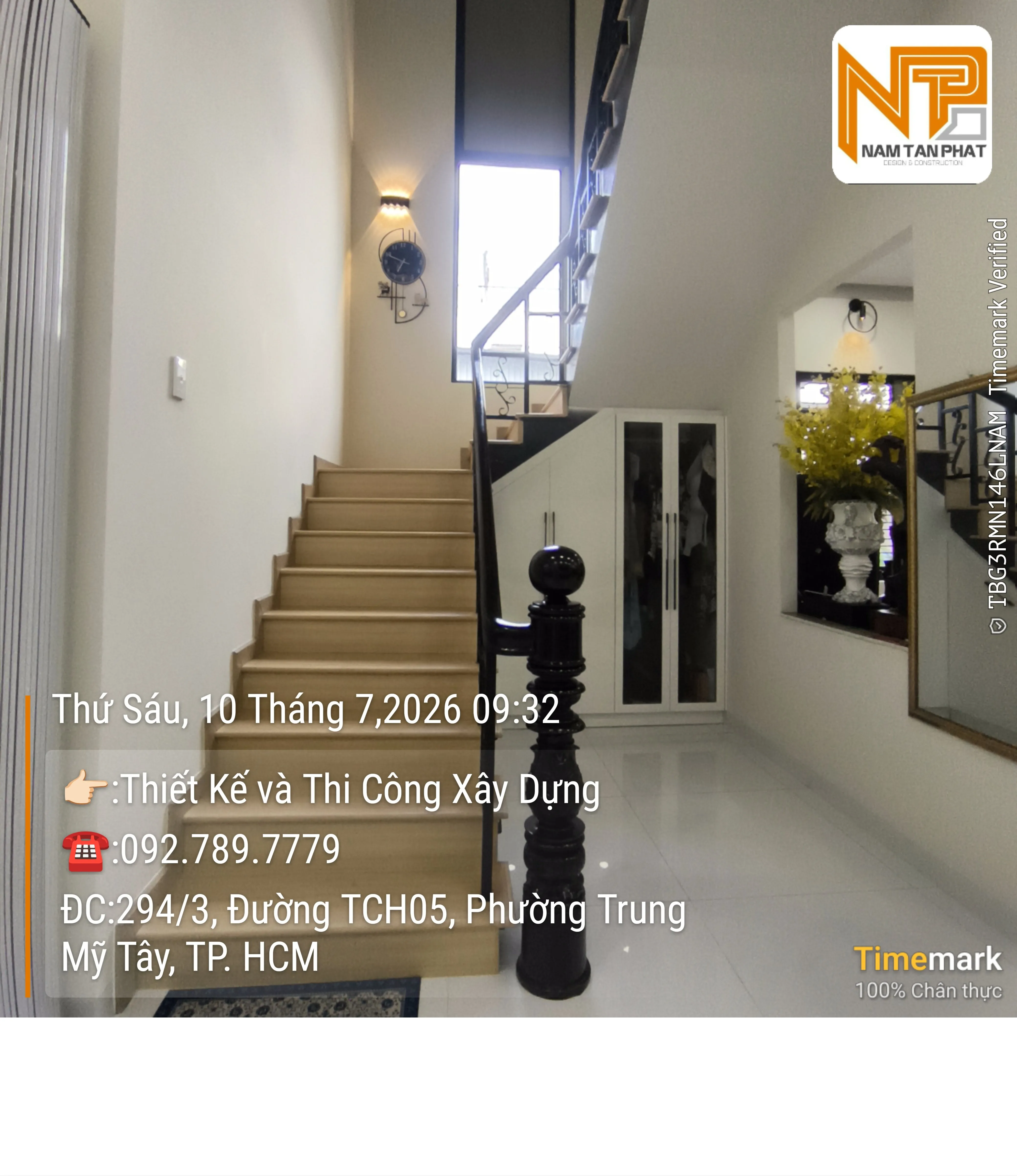 Hình ảnh công trình B Hải DTM 5.2m*20m - Ngoại Thất 10