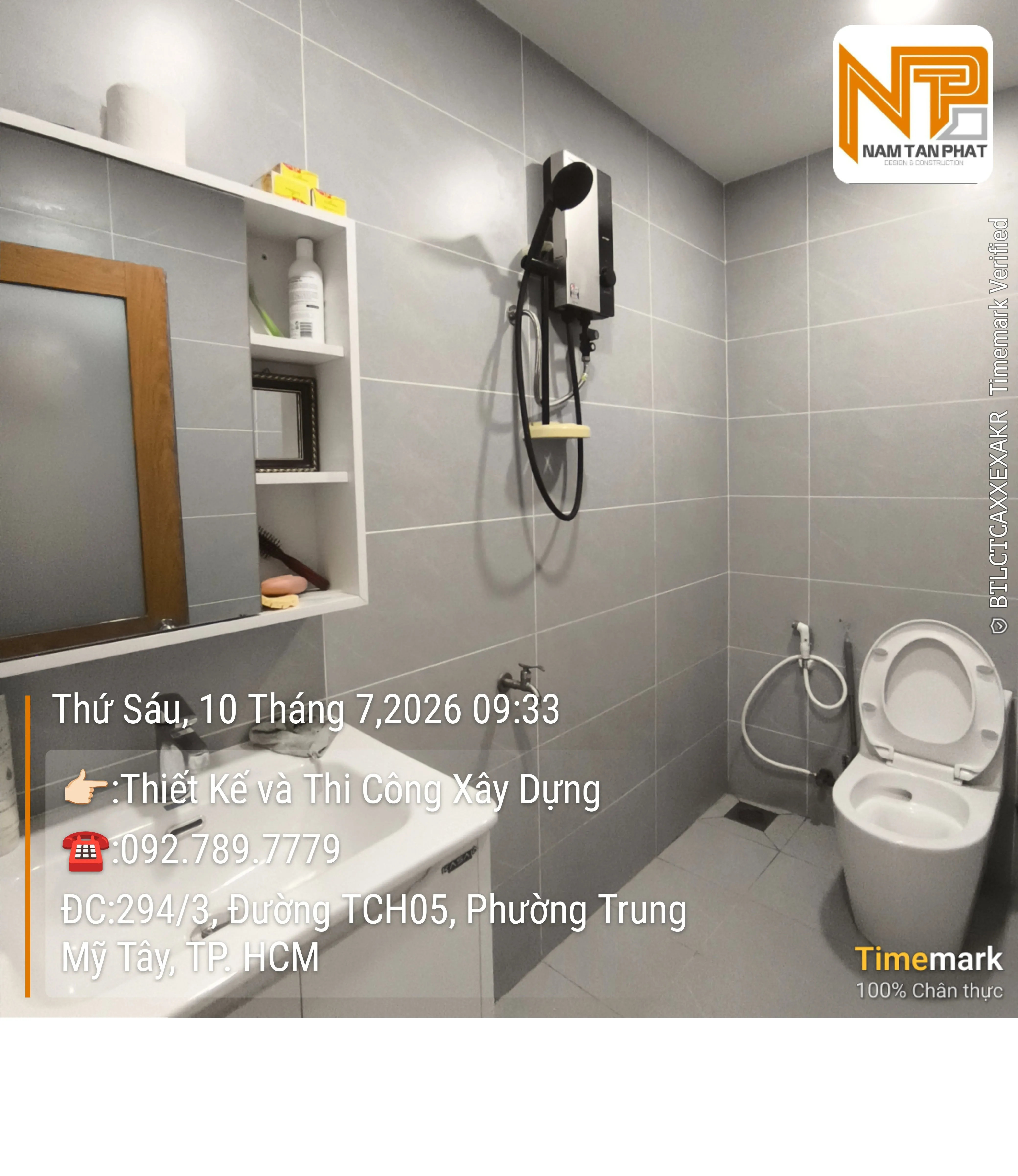 Hình ảnh công trình B Hải DTM 5.2m*20m - Ngoại Thất 11