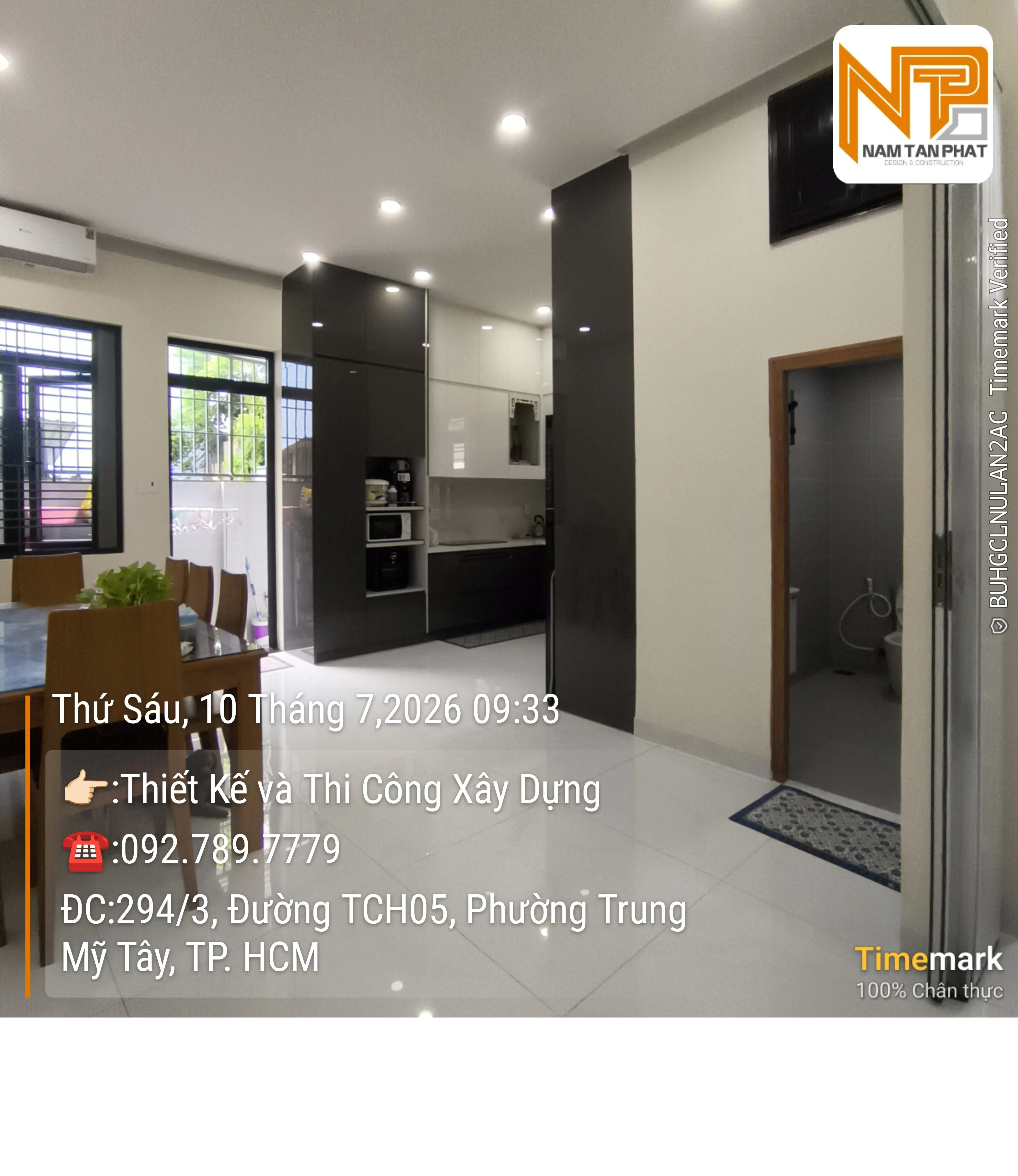 Hình ảnh công trình B Hải DTM 5.2m*20m - Ngoại Thất 12