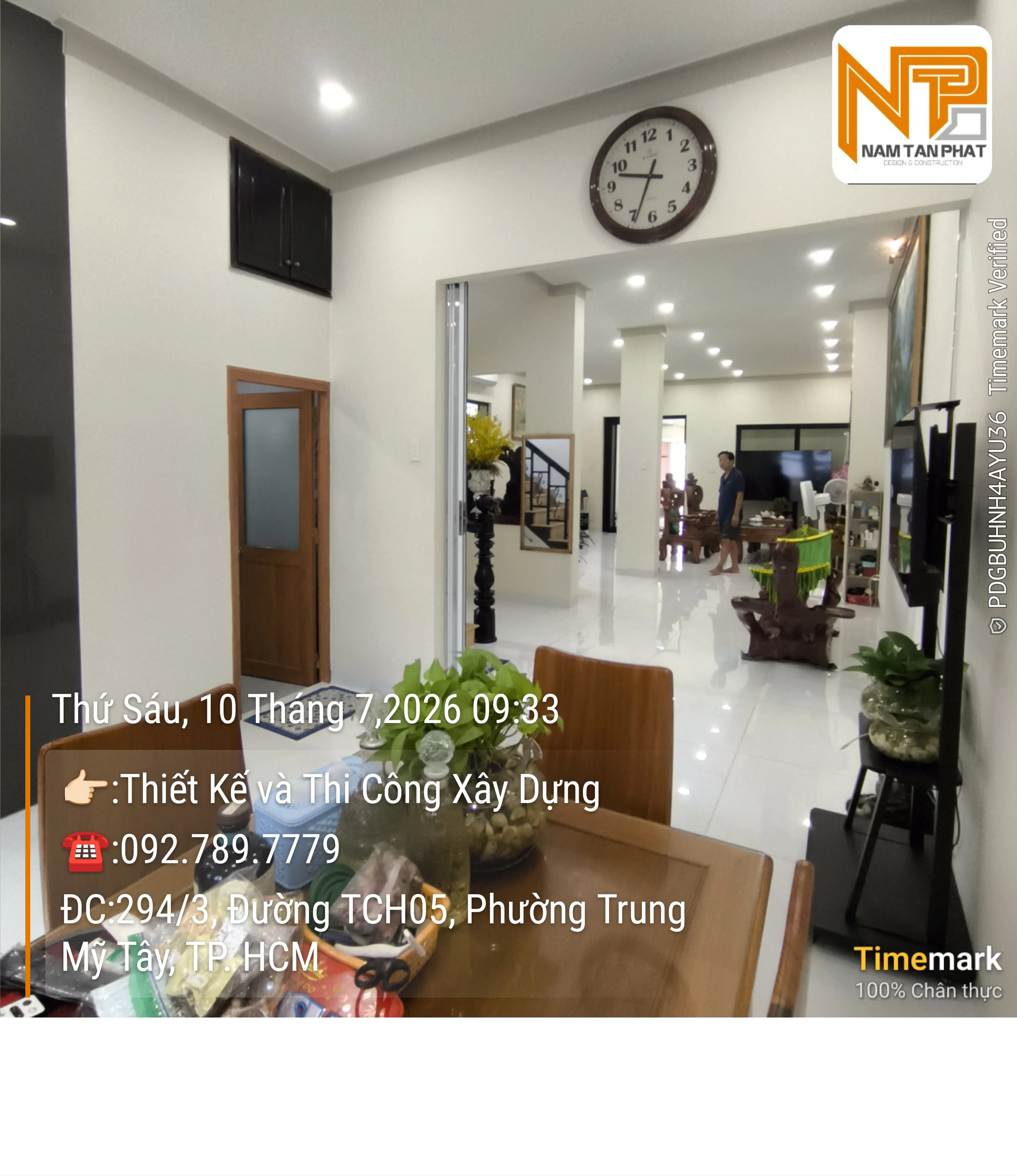 Hình ảnh công trình B Hải DTM 5.2m*20m - Ngoại Thất 14