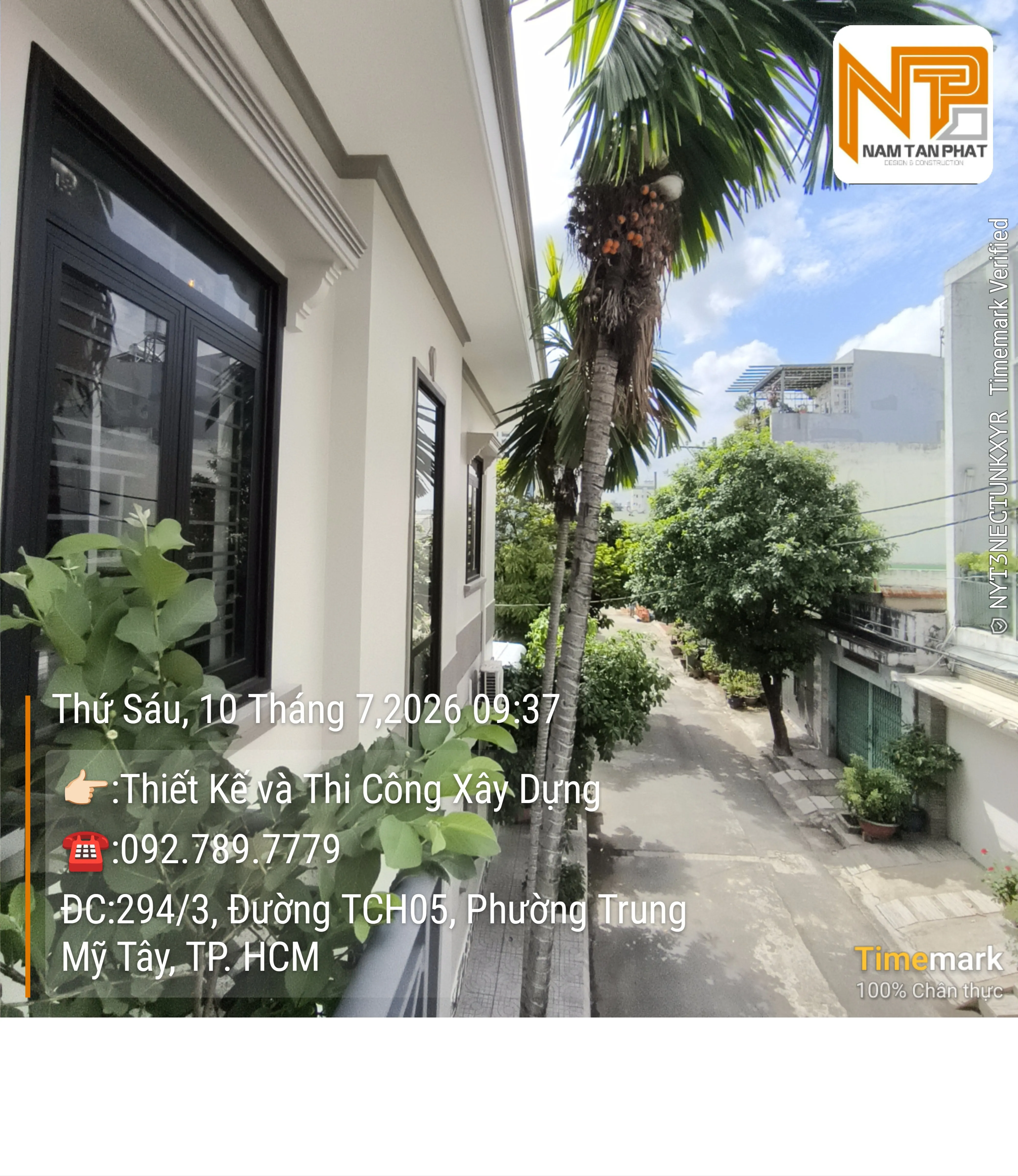 Hình ảnh công trình B Hải DTM 5.2m*20m - Ngoại Thất 19