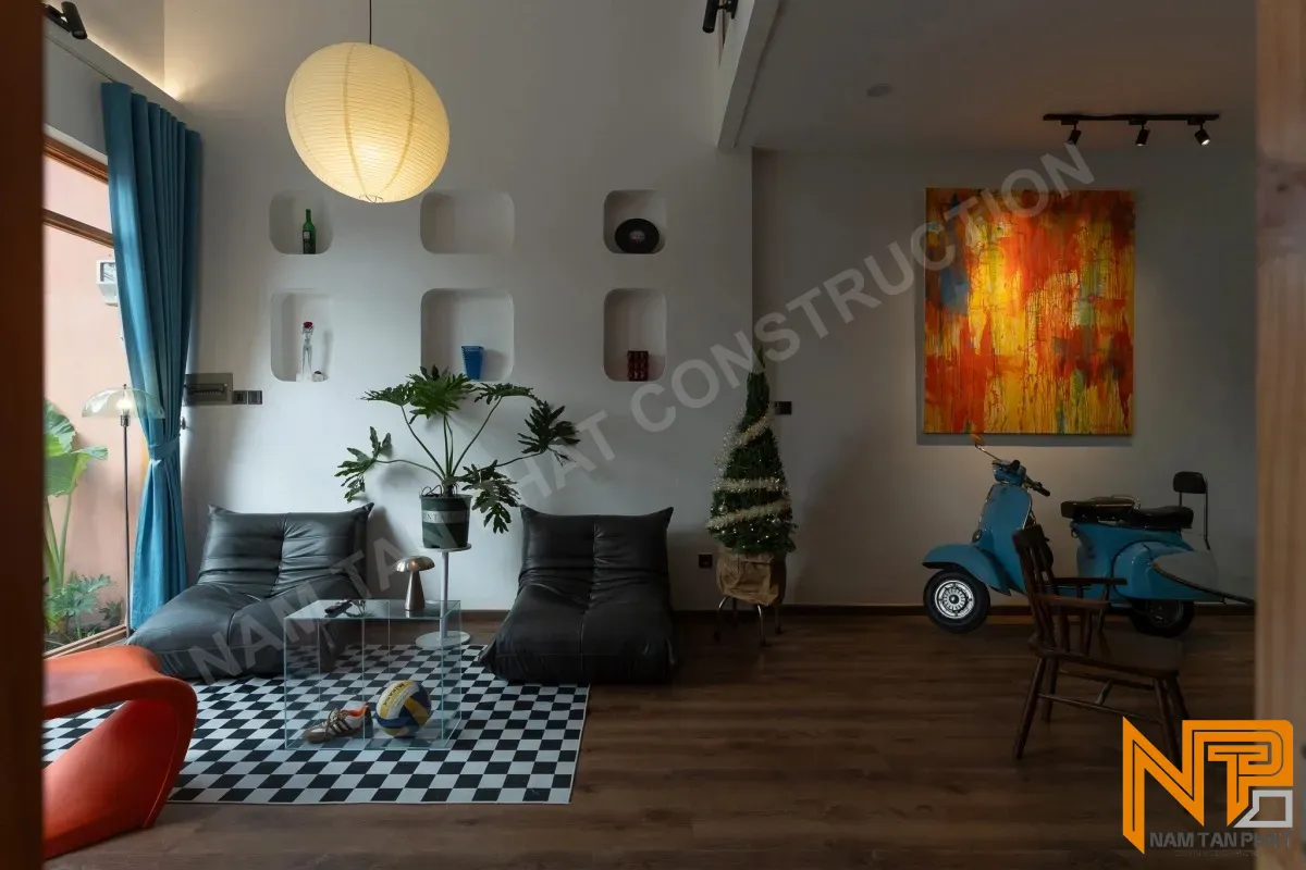 Hình ảnh công trình Bauhaus House 5*16m - Ngoại Thất 2