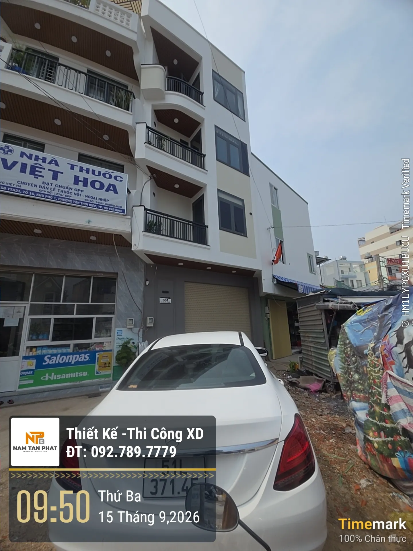 Hình ảnh công trình Cường Gà House 4m*8m - Ngoại Thất 1