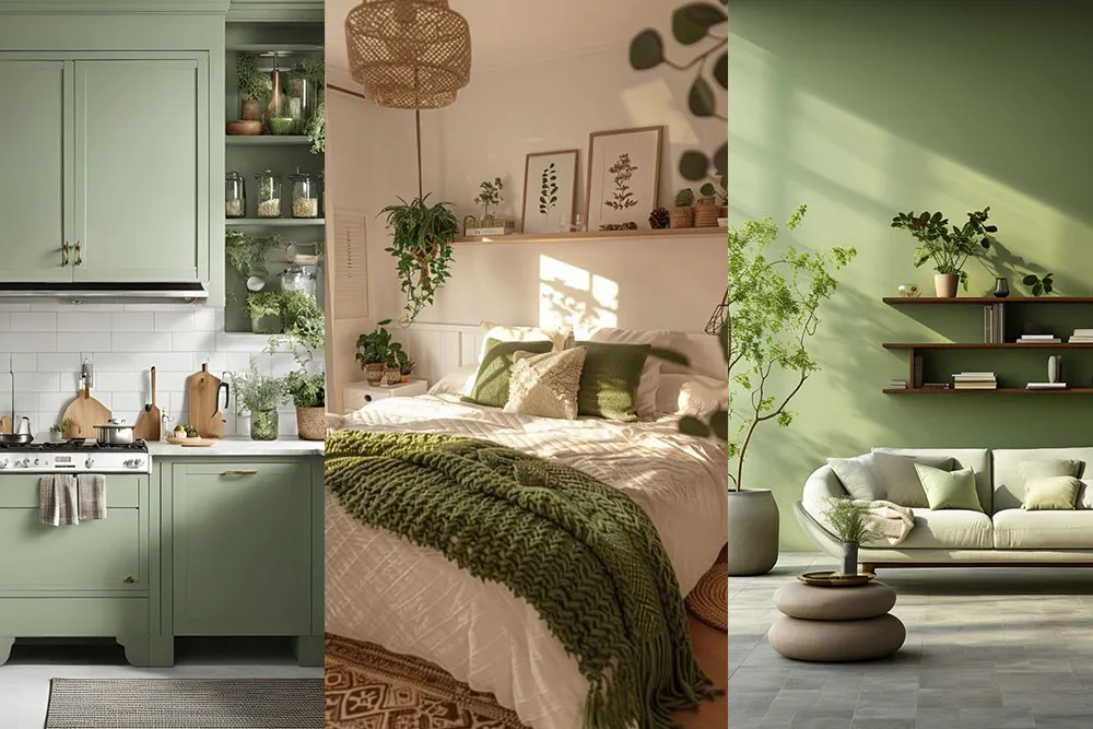 Hình ảnh công trình Decor Xanh Matcha Phòng Ngủ & Phòng Khách - Ngoại Thất 1