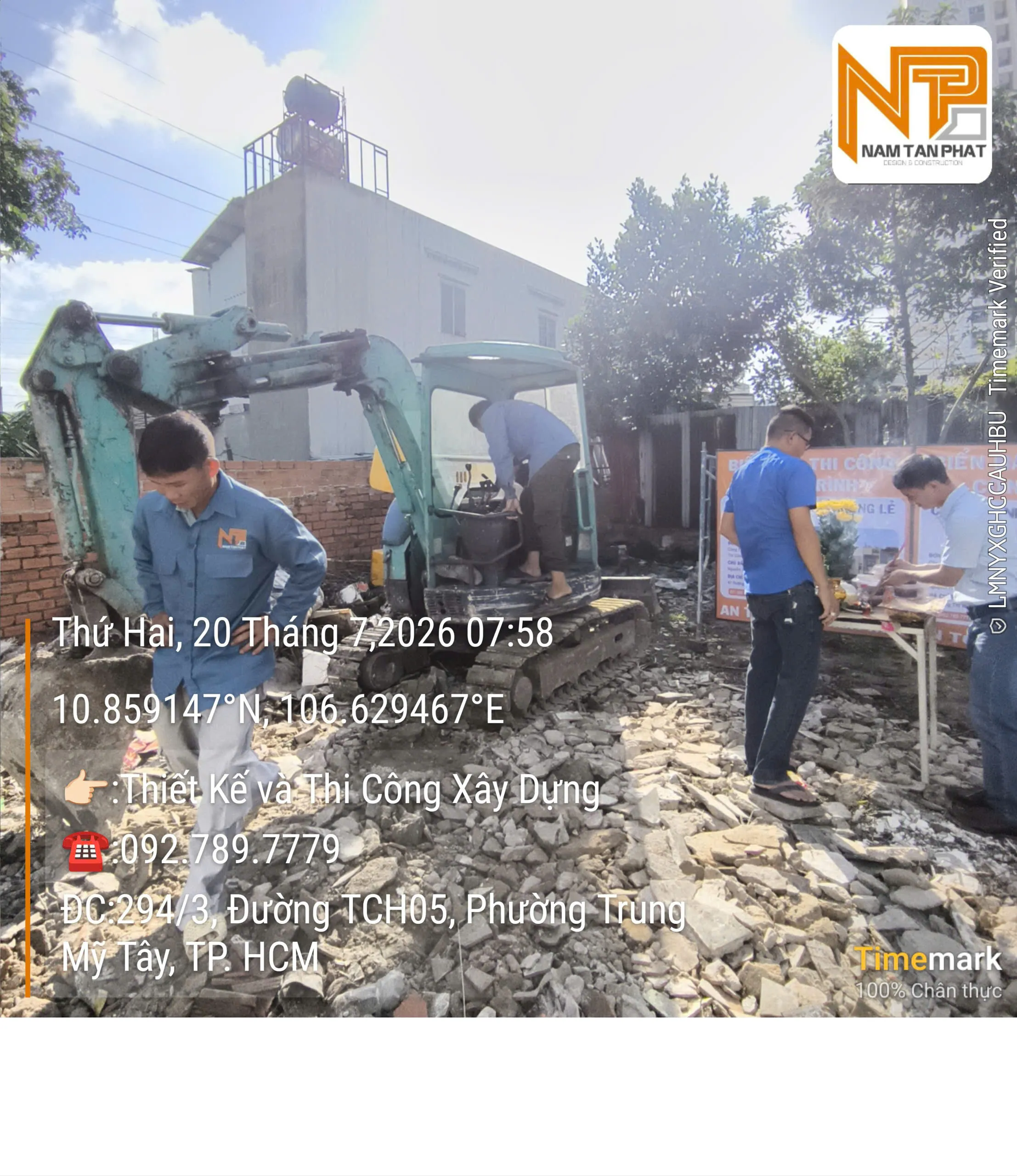 Hình ảnh công trình Kim Cương House 4m*12m - Ngoại Thất 3