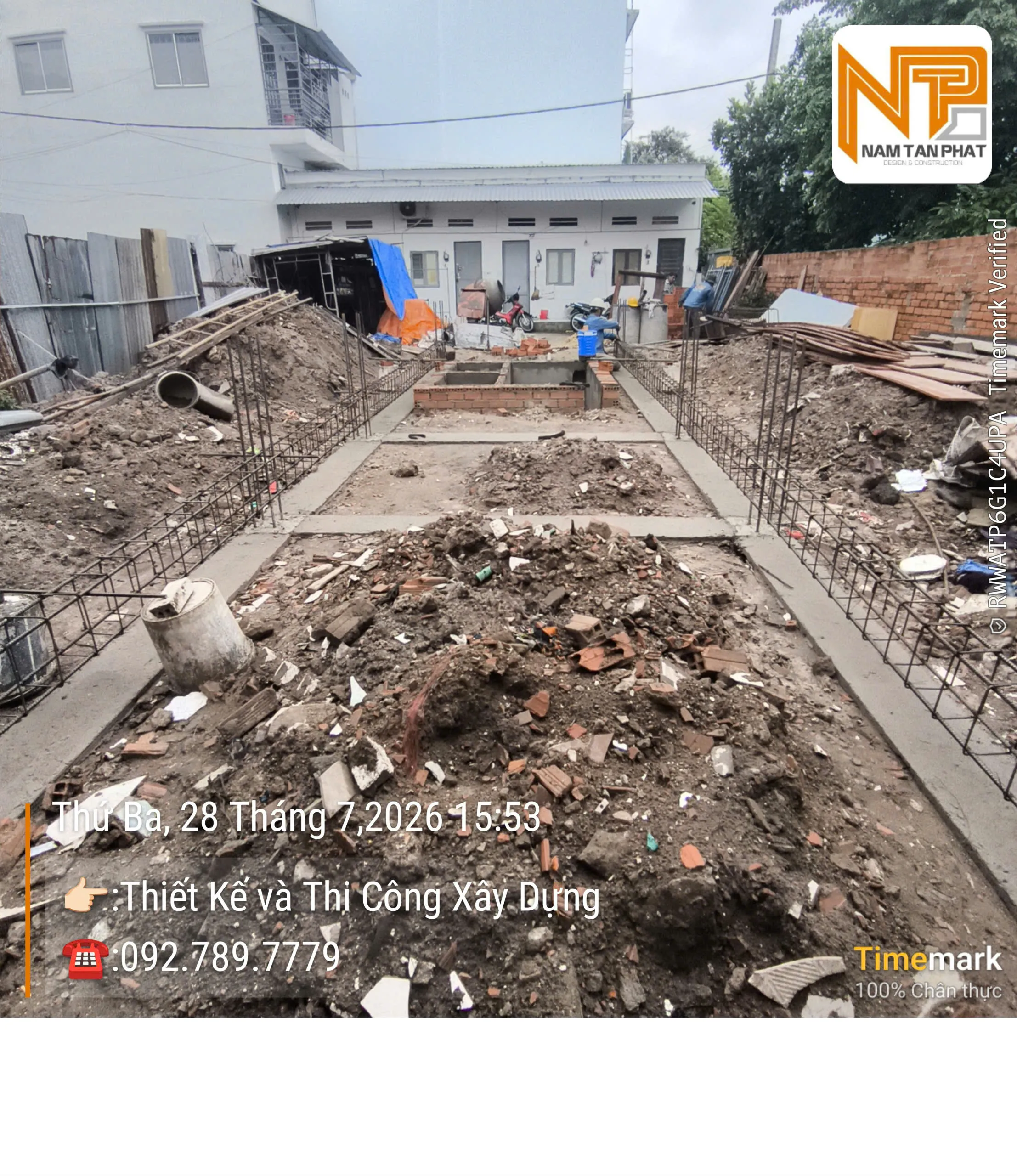 Hình ảnh công trình Kim Cương House 4m*12m - Ngoại Thất 14