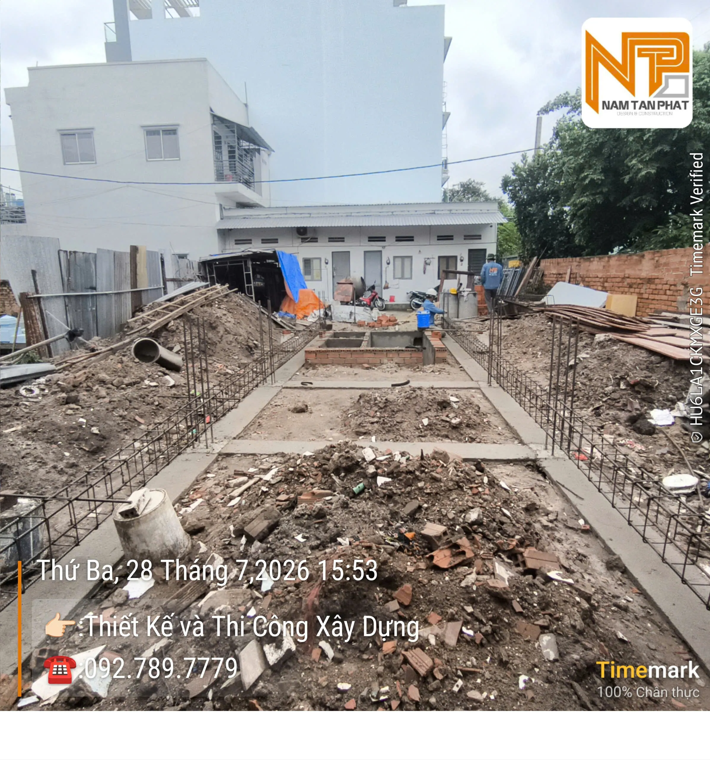 Hình ảnh công trình Kim Cương House 4m*12m - Ngoại Thất 15