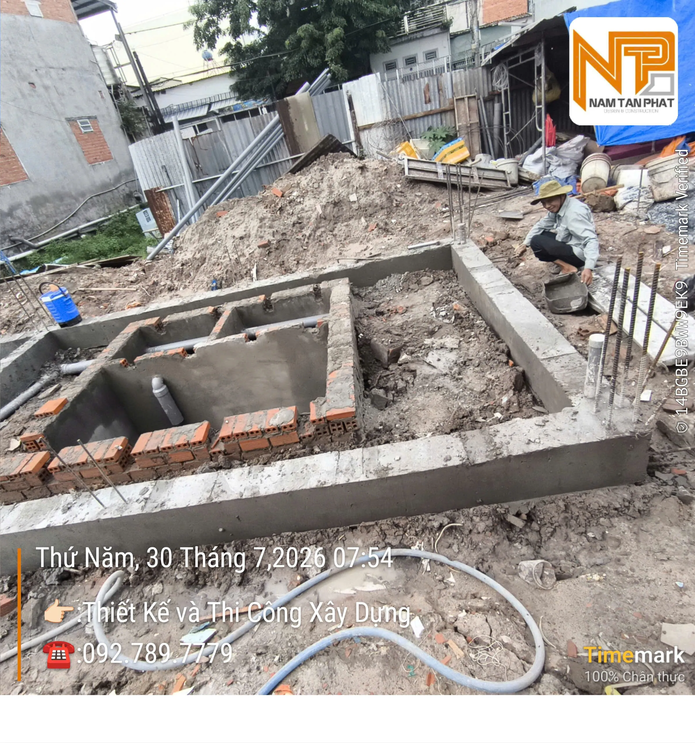 Hình ảnh công trình Kim Cương House 4m*12m - Ngoại Thất 24