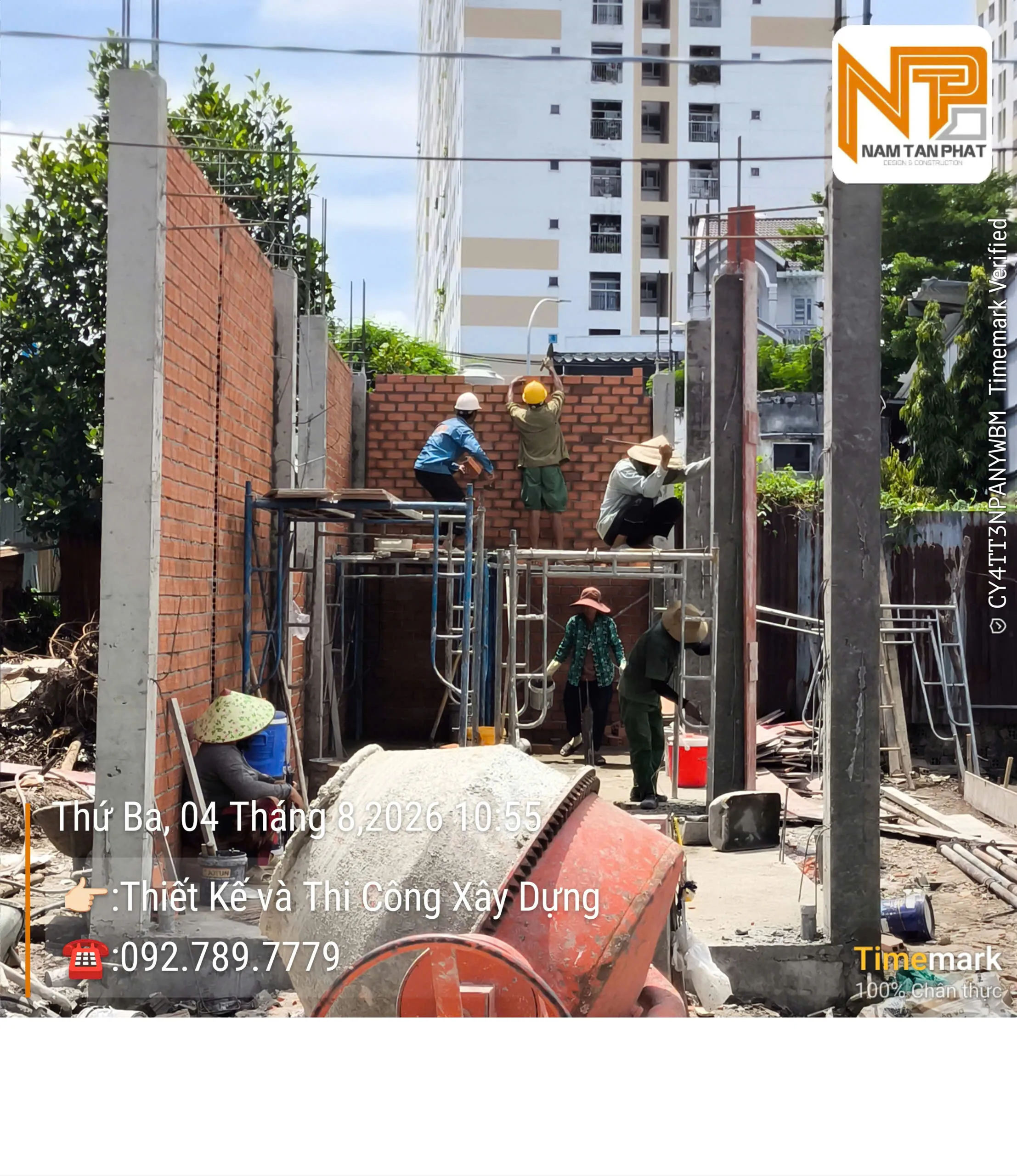 Hình ảnh công trình Kim Cương House 4m*12m - Ngoại Thất 29
