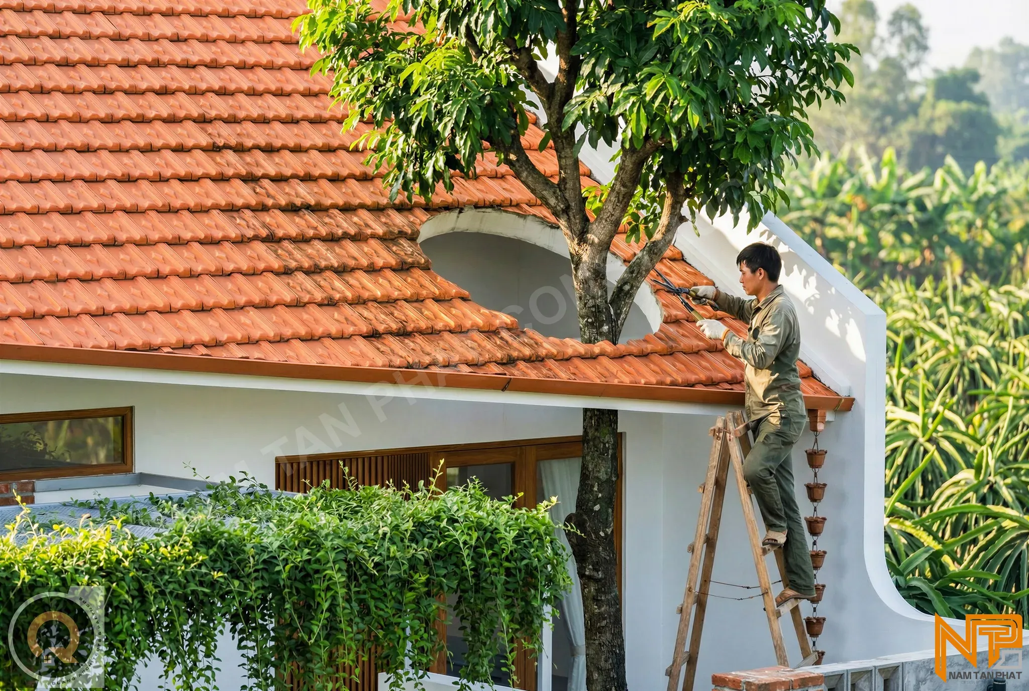 Hình ảnh công trình Không Gian Đẹp 8*10m - Ngoại Thất 4