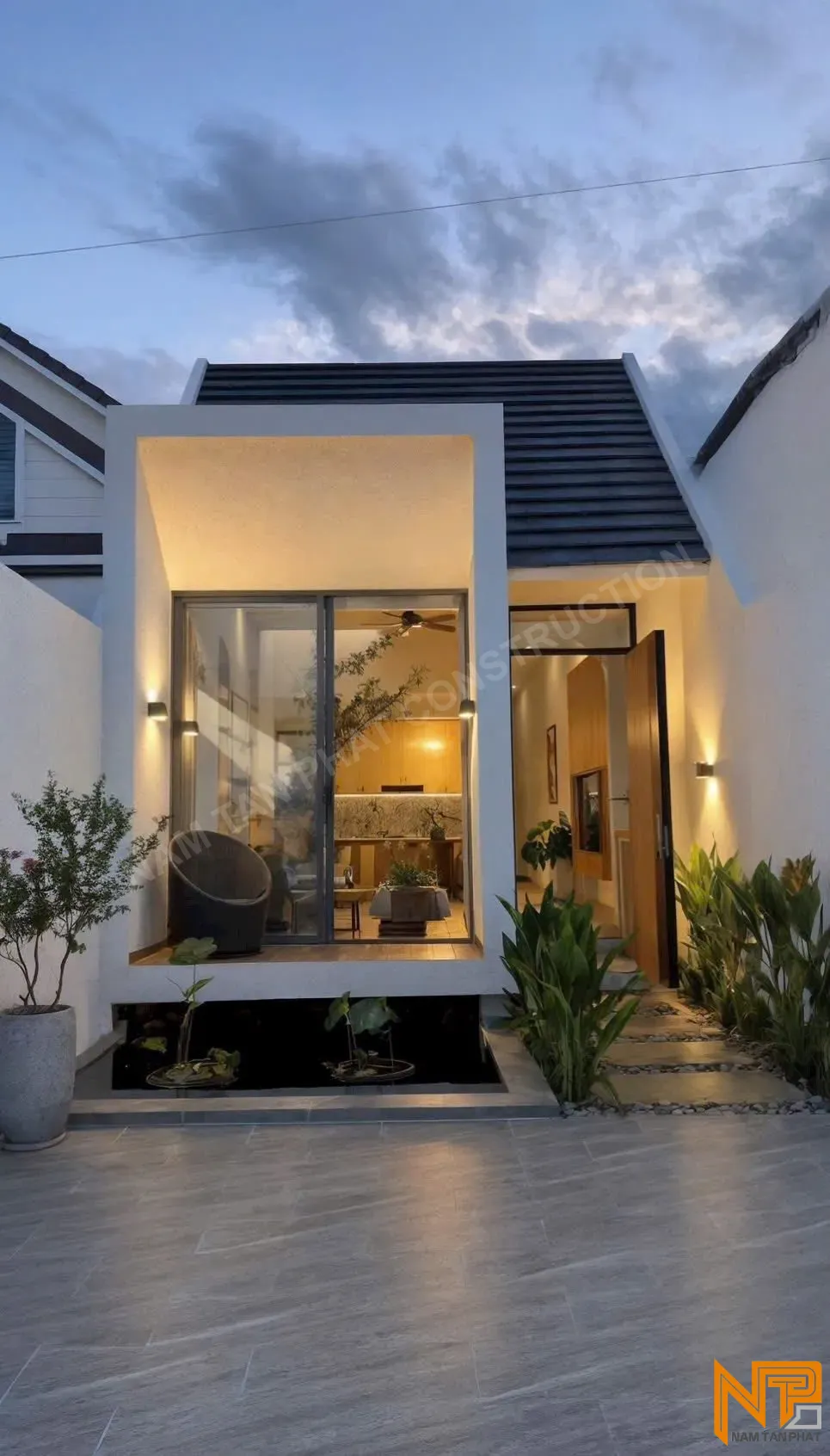 Hình ảnh công trình Không Gian Đẹp 4*15m - Ngoại Thất 1