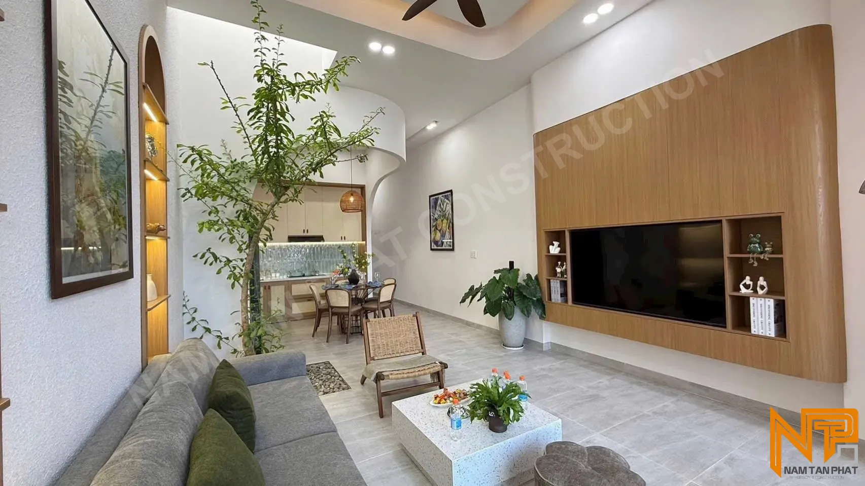 Hình ảnh công trình Không Gian Đẹp 4*15m - Ngoại Thất 2