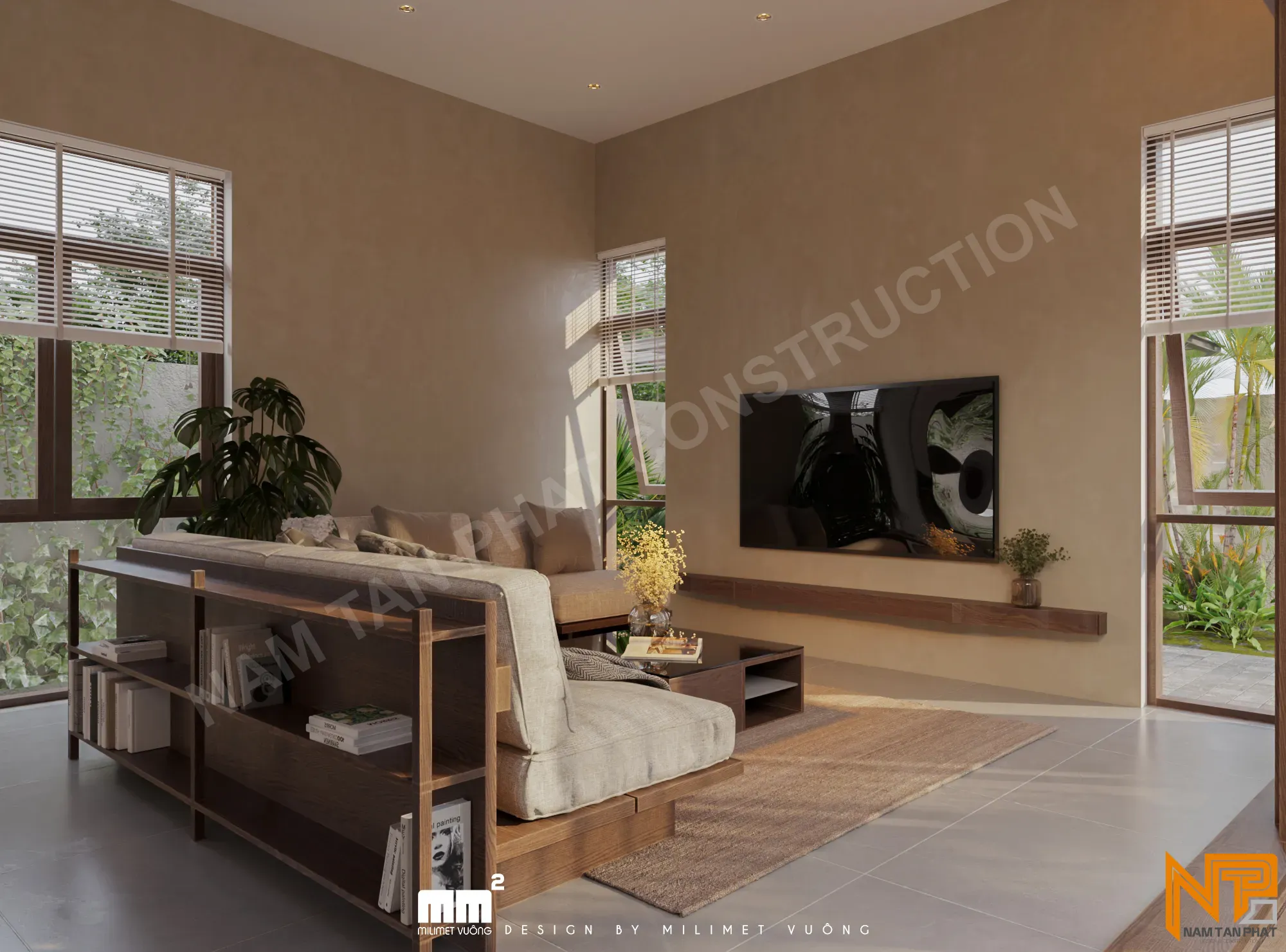 Hình ảnh công trình Không Gian Đẹp (mm2) 10*18m - Ngoại Thất 5